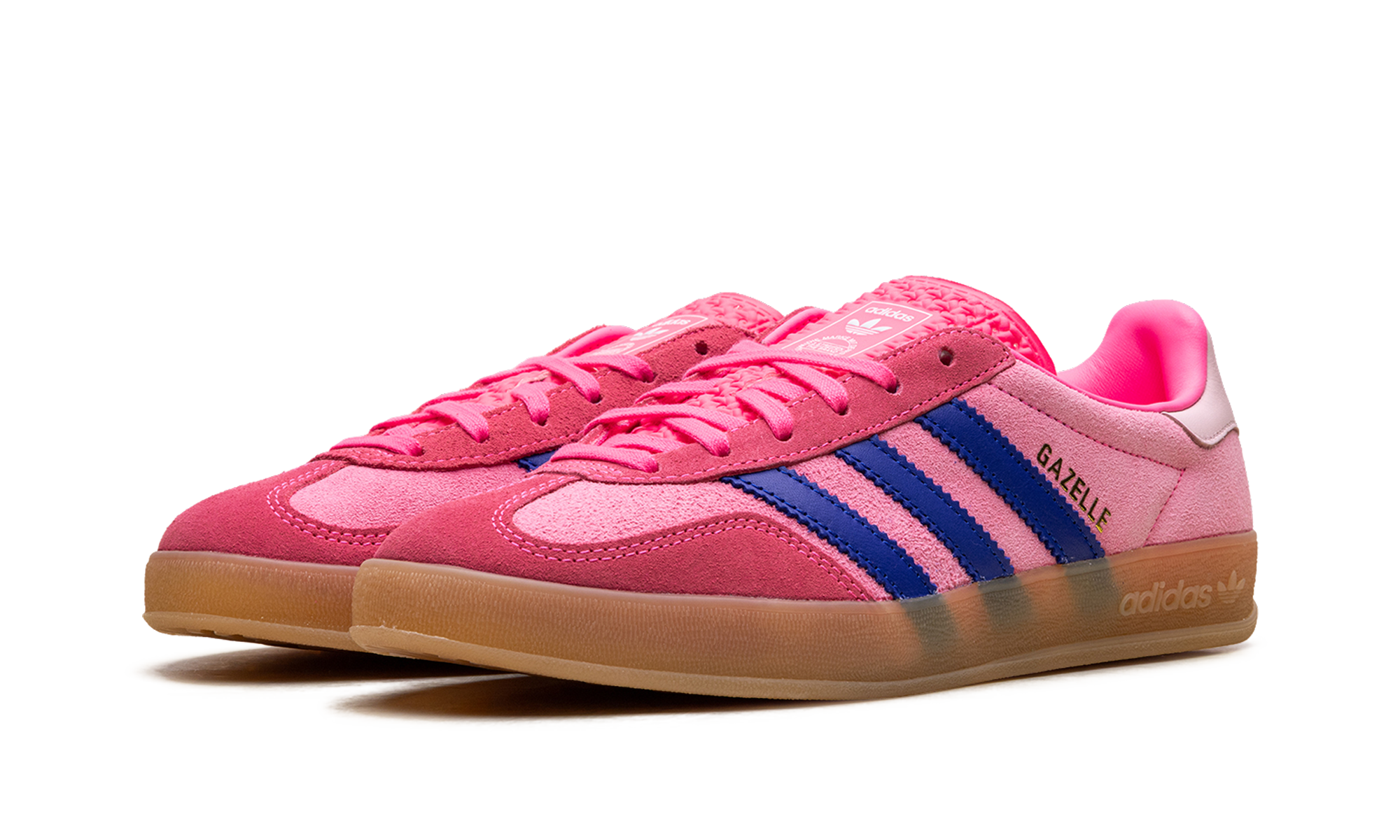 adidas gazelle indoor lucid pink purple women s+JQ0194+diagnol left view