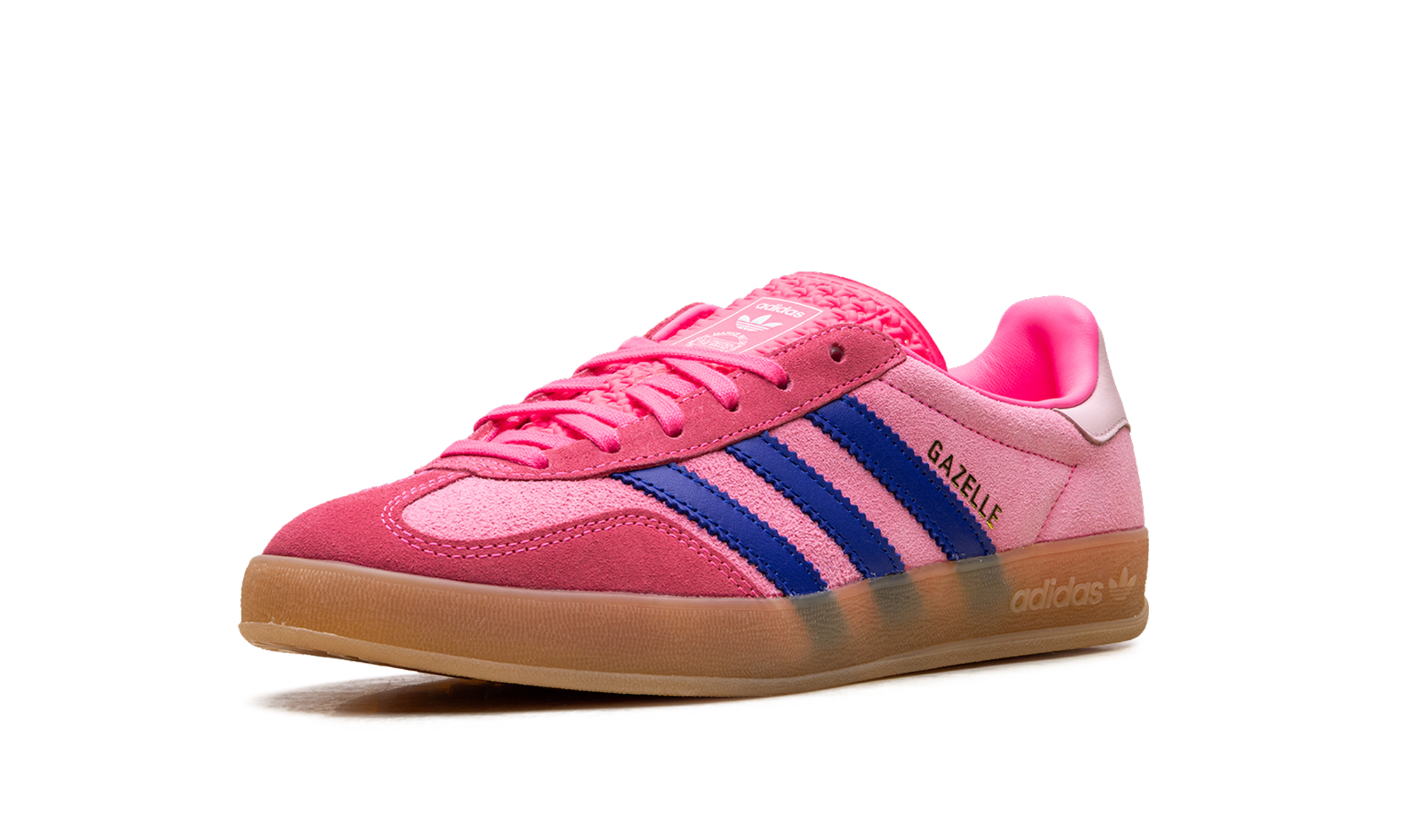 adidas gazelle indoor lucid pink purple women s+JQ0194+left diagnol single view