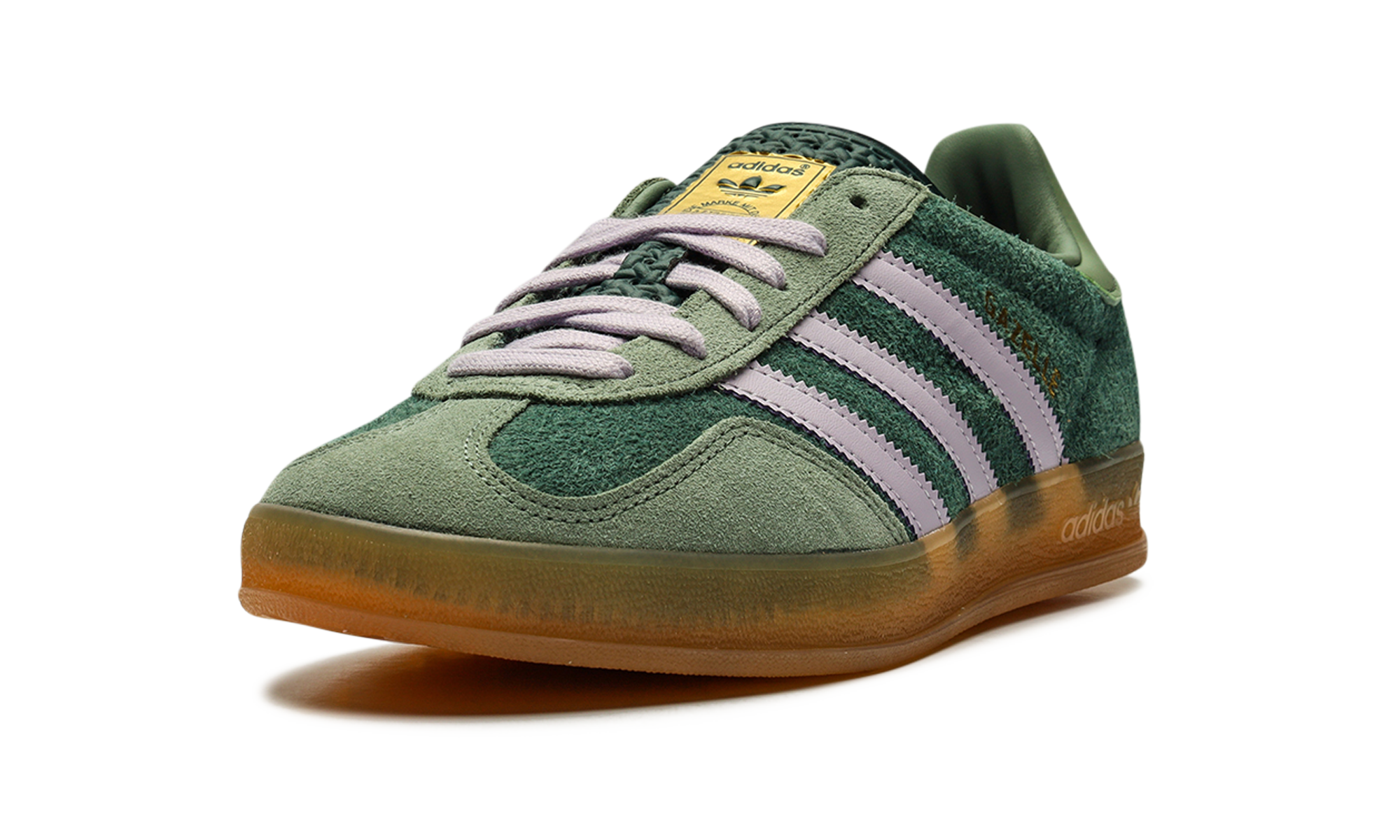 adidas gazelle indoor mineral green silver dawn+JI0323+left diagnol single view