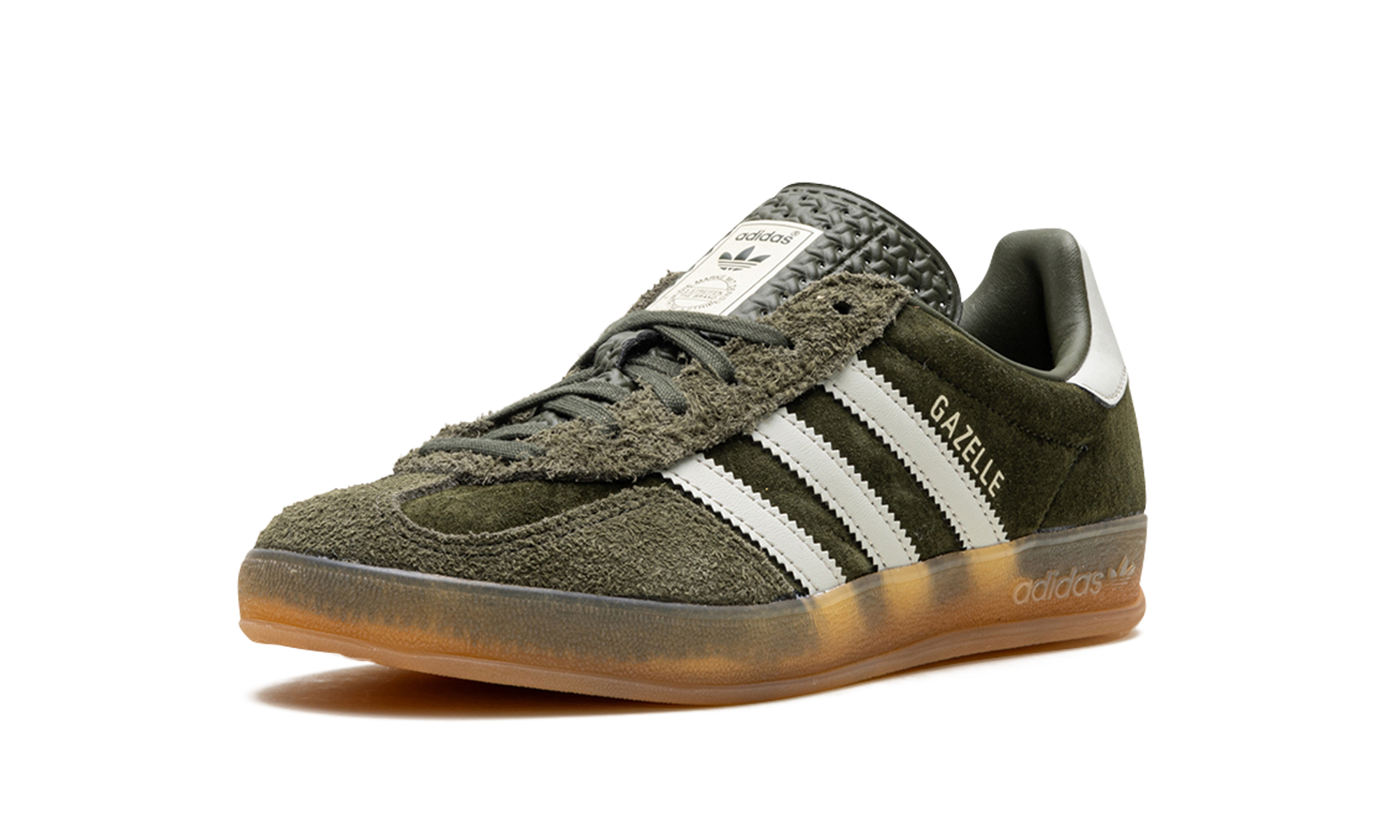 adidas gazelle indoor night cargo+JI3899+left diagnol single view
