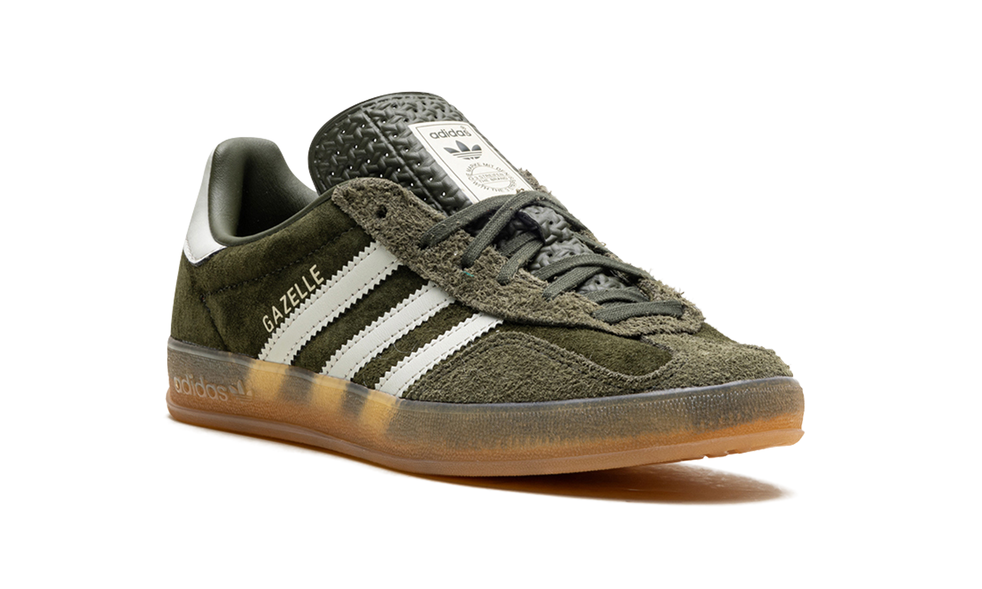 adidas gazelle indoor night cargo+JI3899+diagnol right view