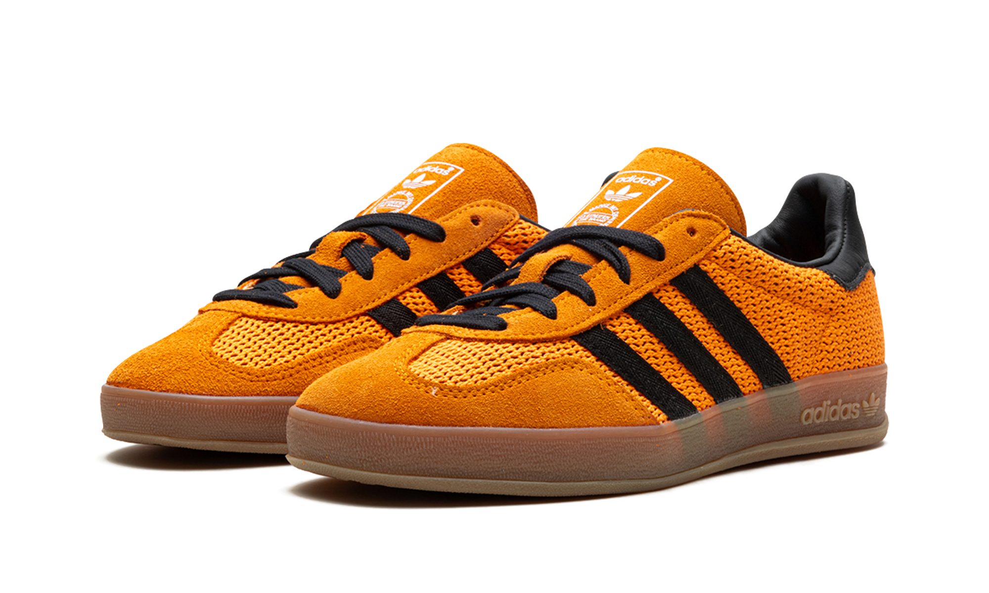 adidas gazelle indoor orange+IH4770+diagnol left view
