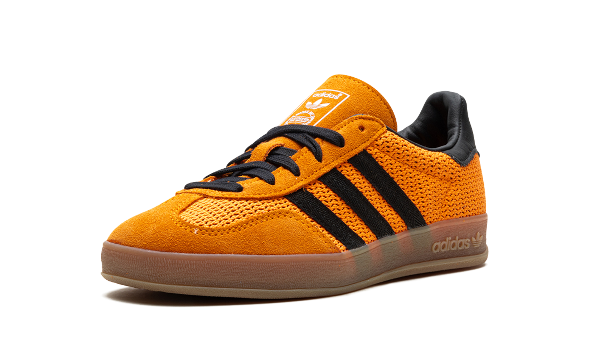 adidas gazelle indoor orange+IH4770+left diagnol single view