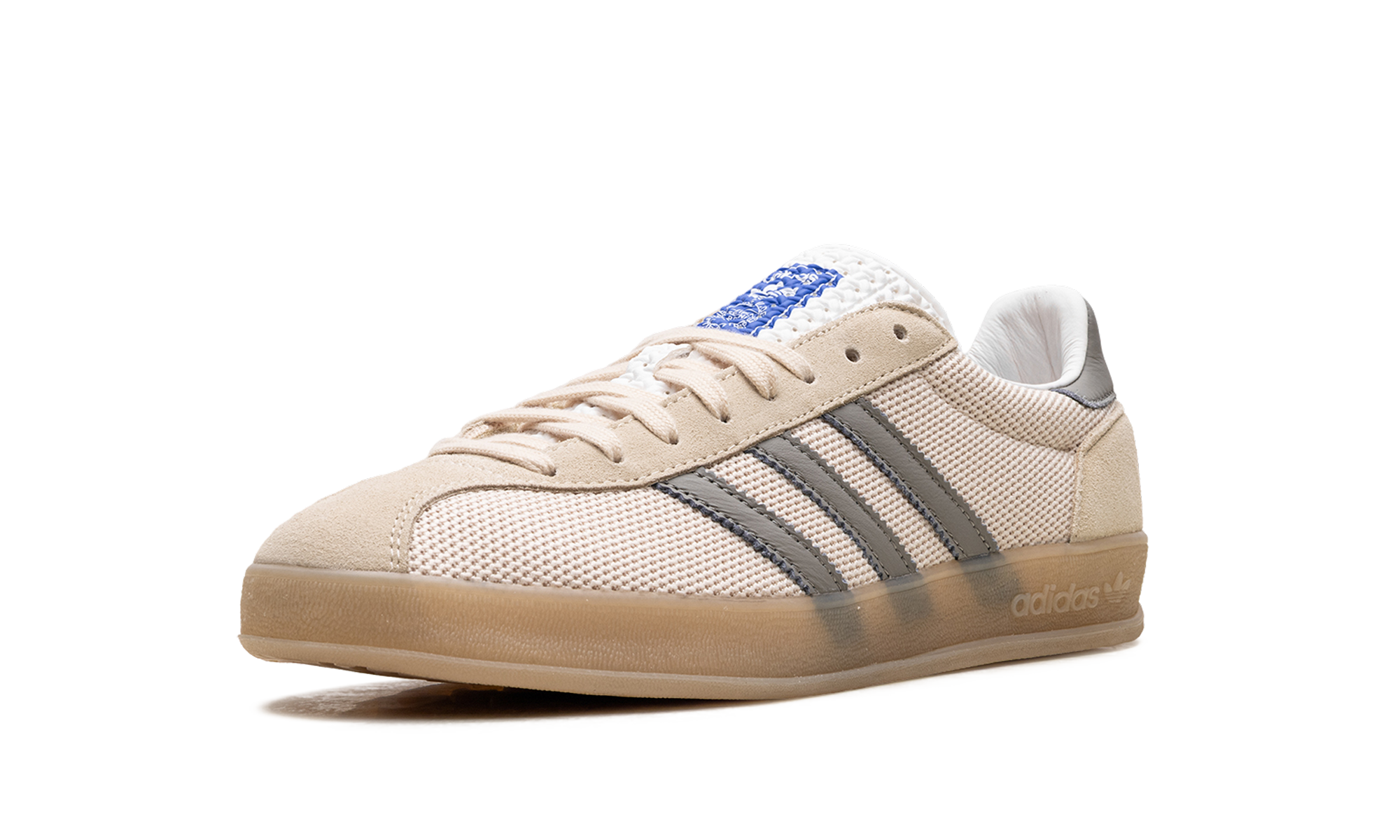 adidas gazelle indoor pro yellow charcoal+JS0667+left diagnol single view