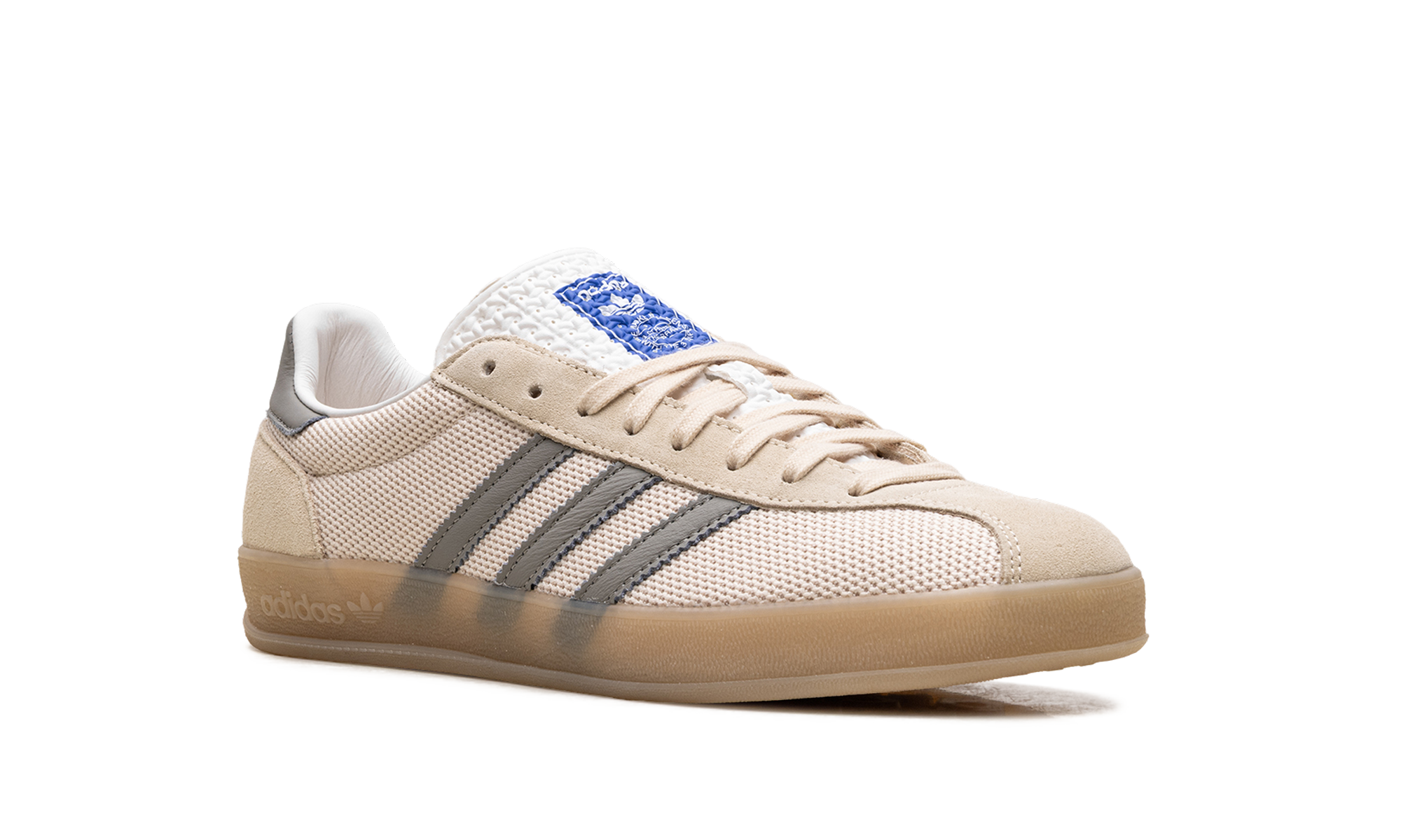 adidas gazelle indoor pro yellow charcoal+JS0667+diagnol right view