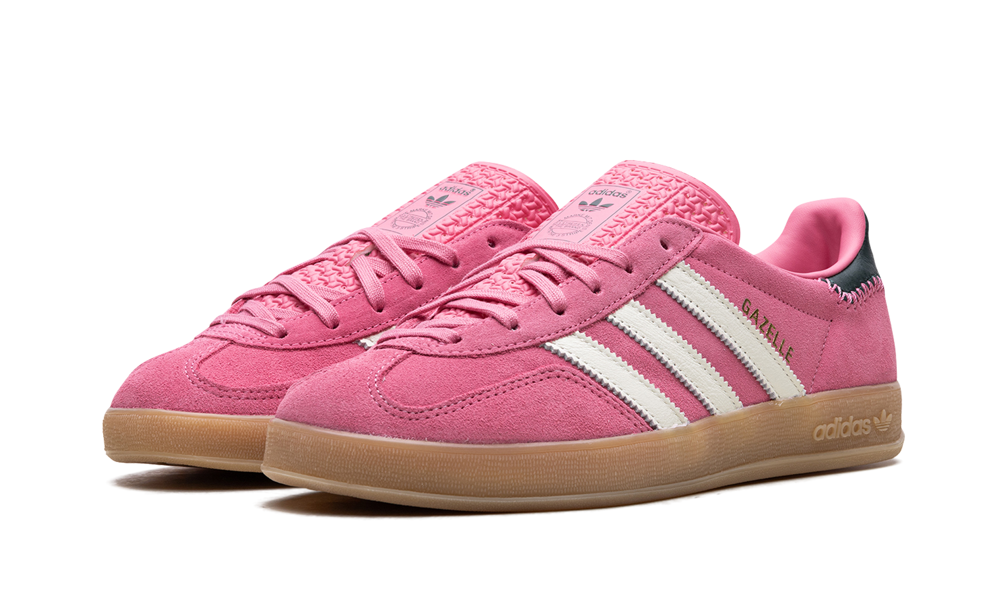 adidas gazelle indoor rose tone women s+JI2014+diagnol left view