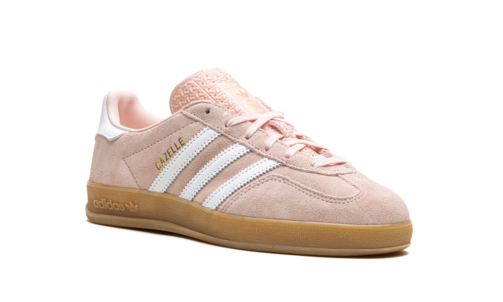 adidas gazelle indoor sandy pink women s+IH5484+diagnol right view