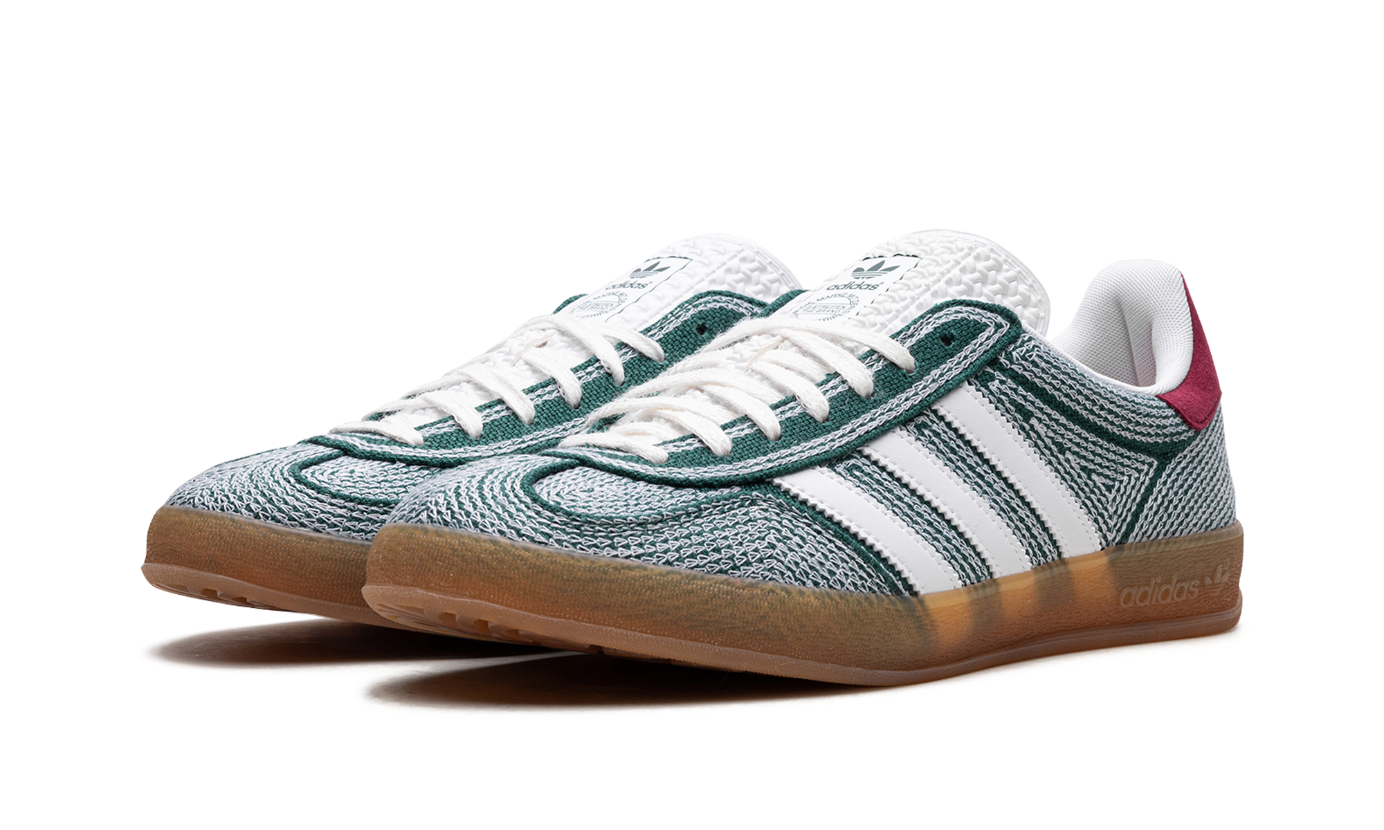 adidas gazelle indoor sean wotherspoon hemp green+IG1456+diagnol left view