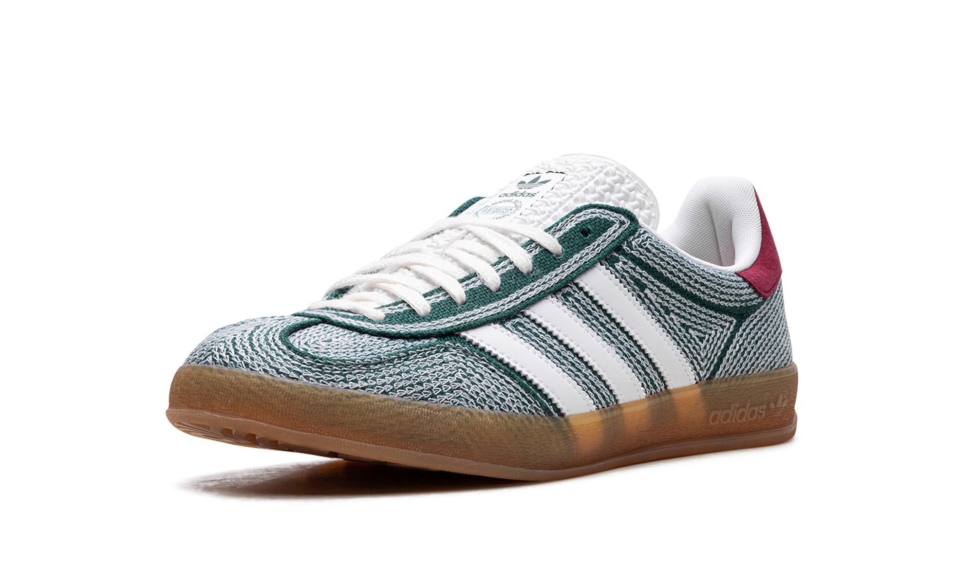 adidas gazelle indoor sean wotherspoon hemp green+IG1456+left diagnol single view