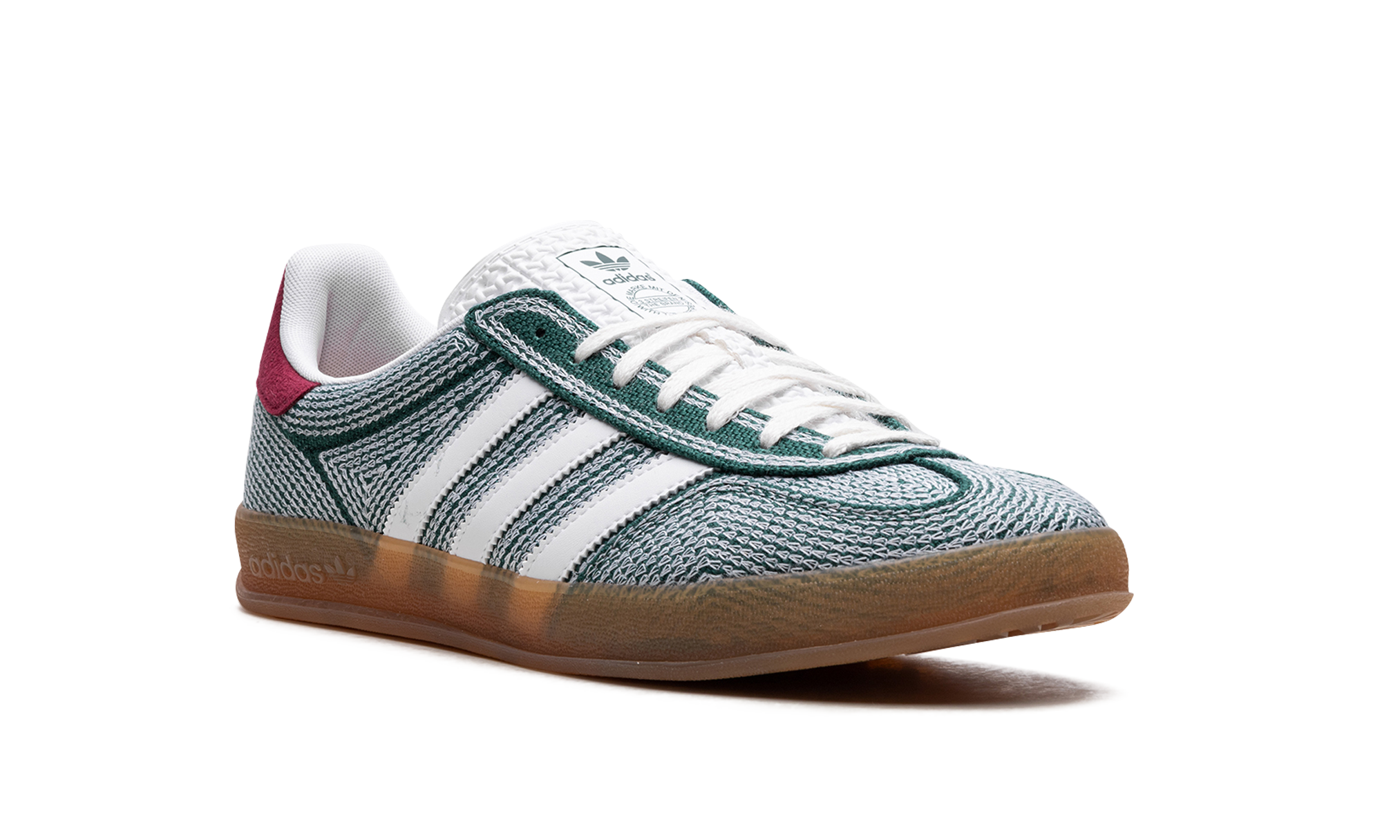 adidas gazelle indoor sean wotherspoon hemp green+IG1456+diagnol right view