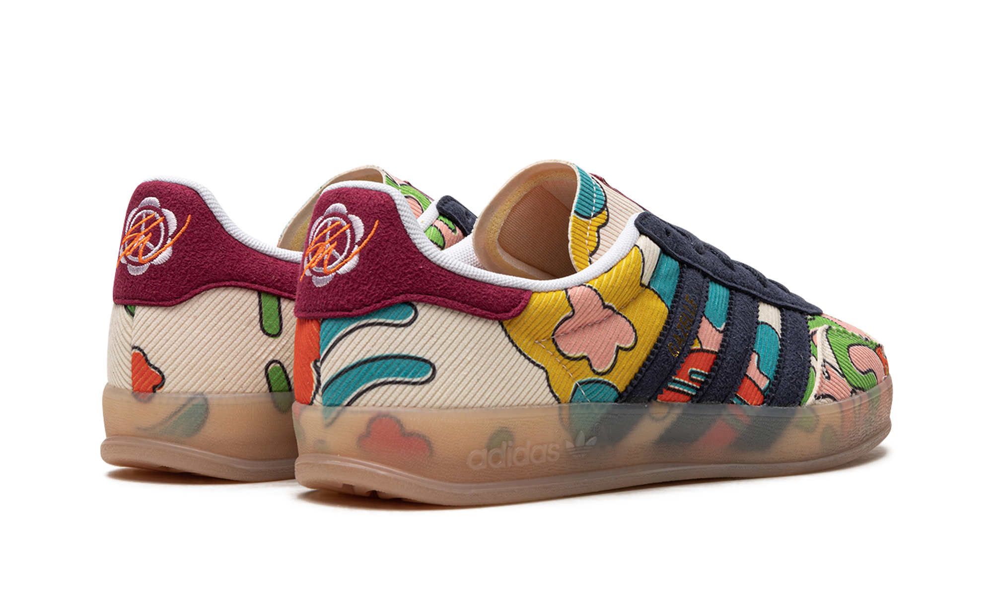 adidas gazelle indoor sean wotherspoon+IG2849+diagnol right behind view