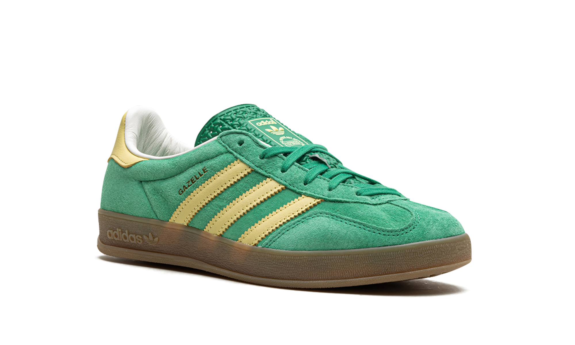 adidas gazelle indoor semi court green+IH7500+diagnol right view