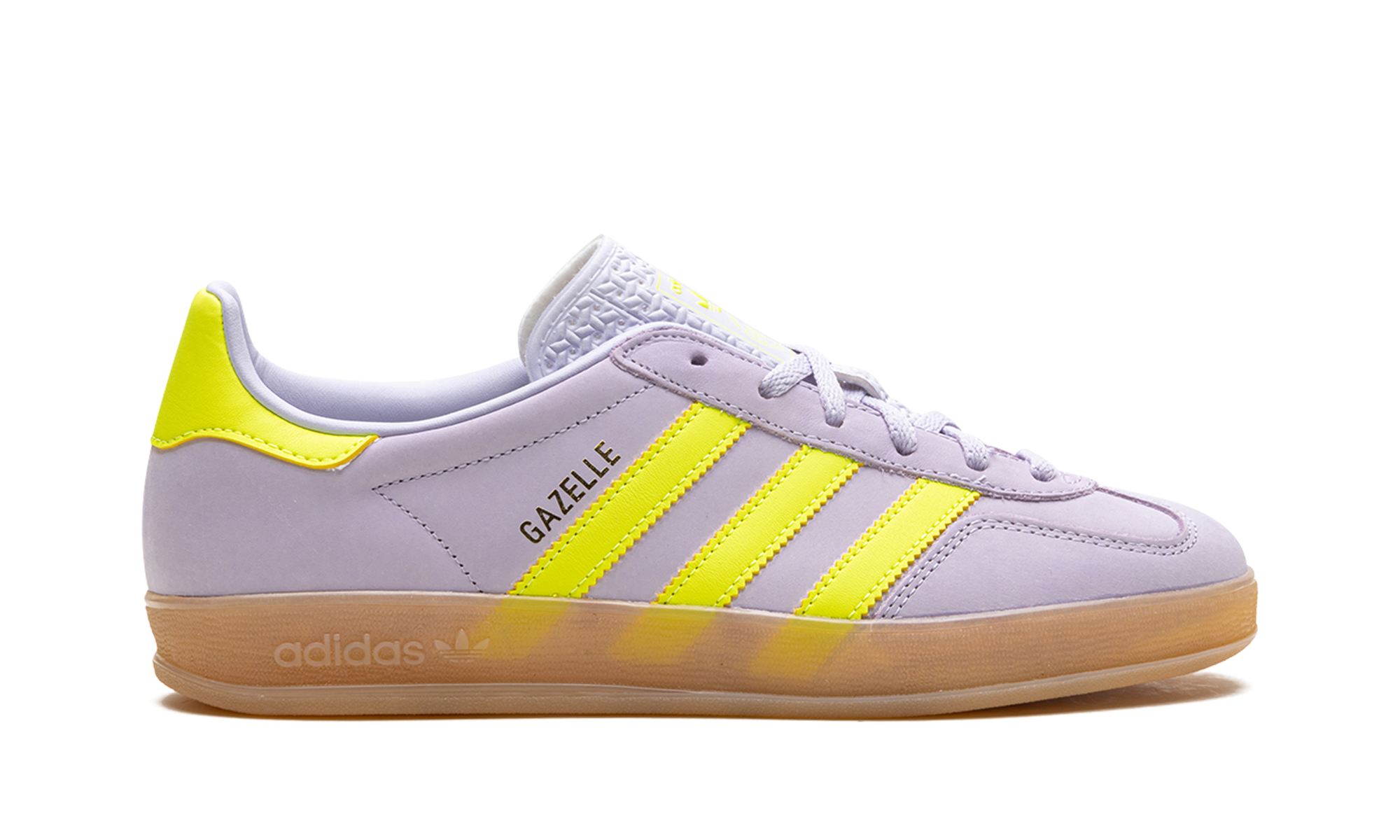 adidas gazelle indoor silver dawn solar yellow women s+IH5492+right view