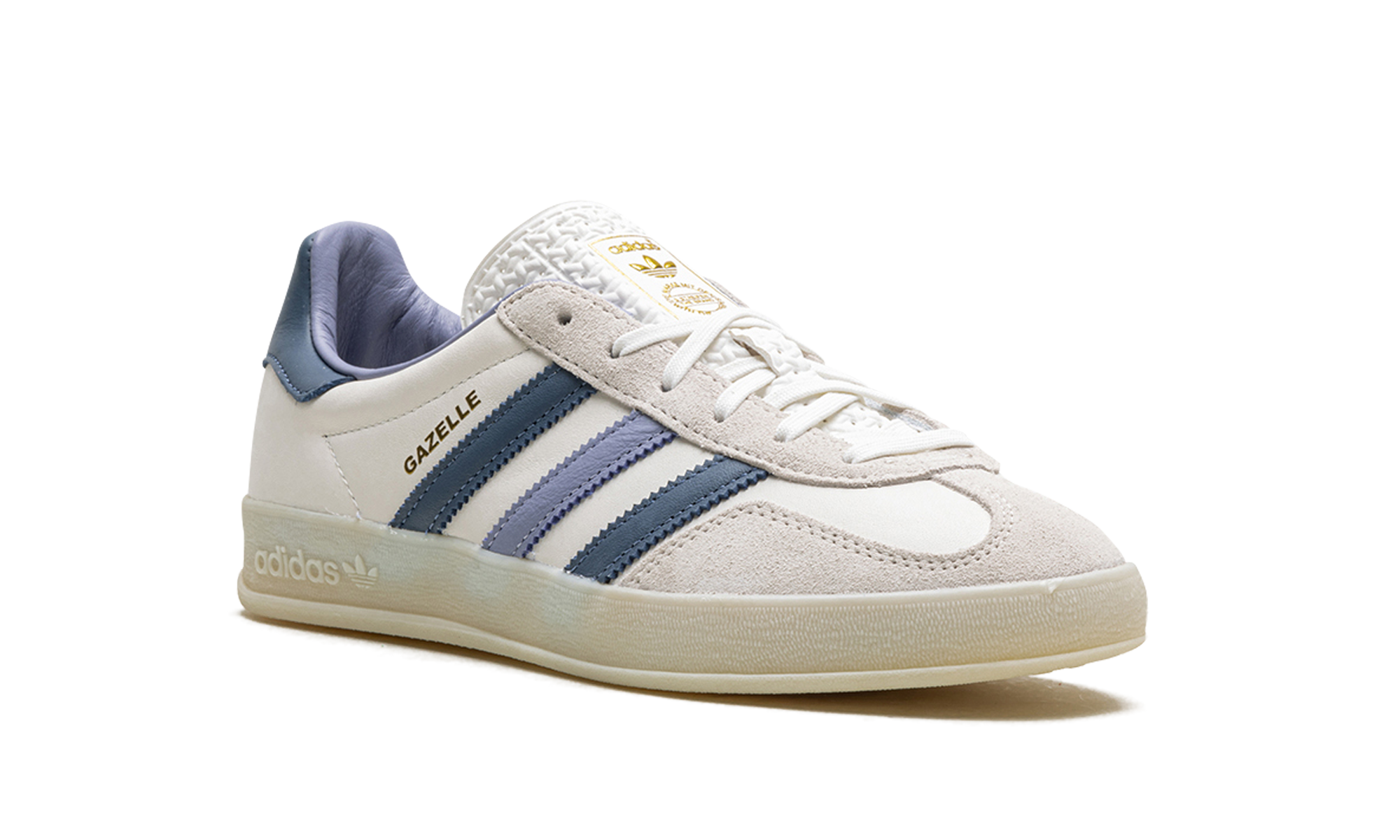 adidas gazelle indoor white preloved ink+IG1643+diagnol right view