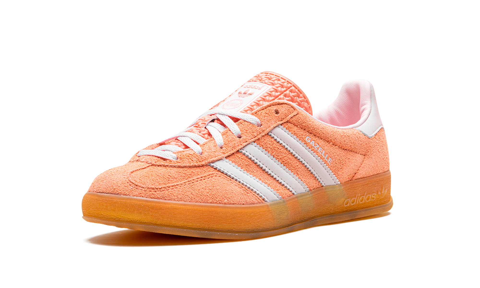 adidas gazelle indoor wonder clay women s+IE2946+left diagnol single view