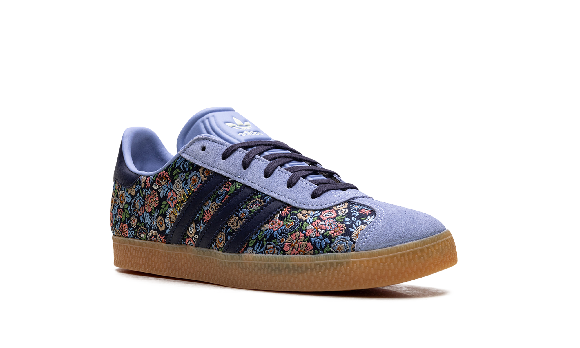 adidas gazelle liberty london floral embroidery gs+JH5207+diagnol right view