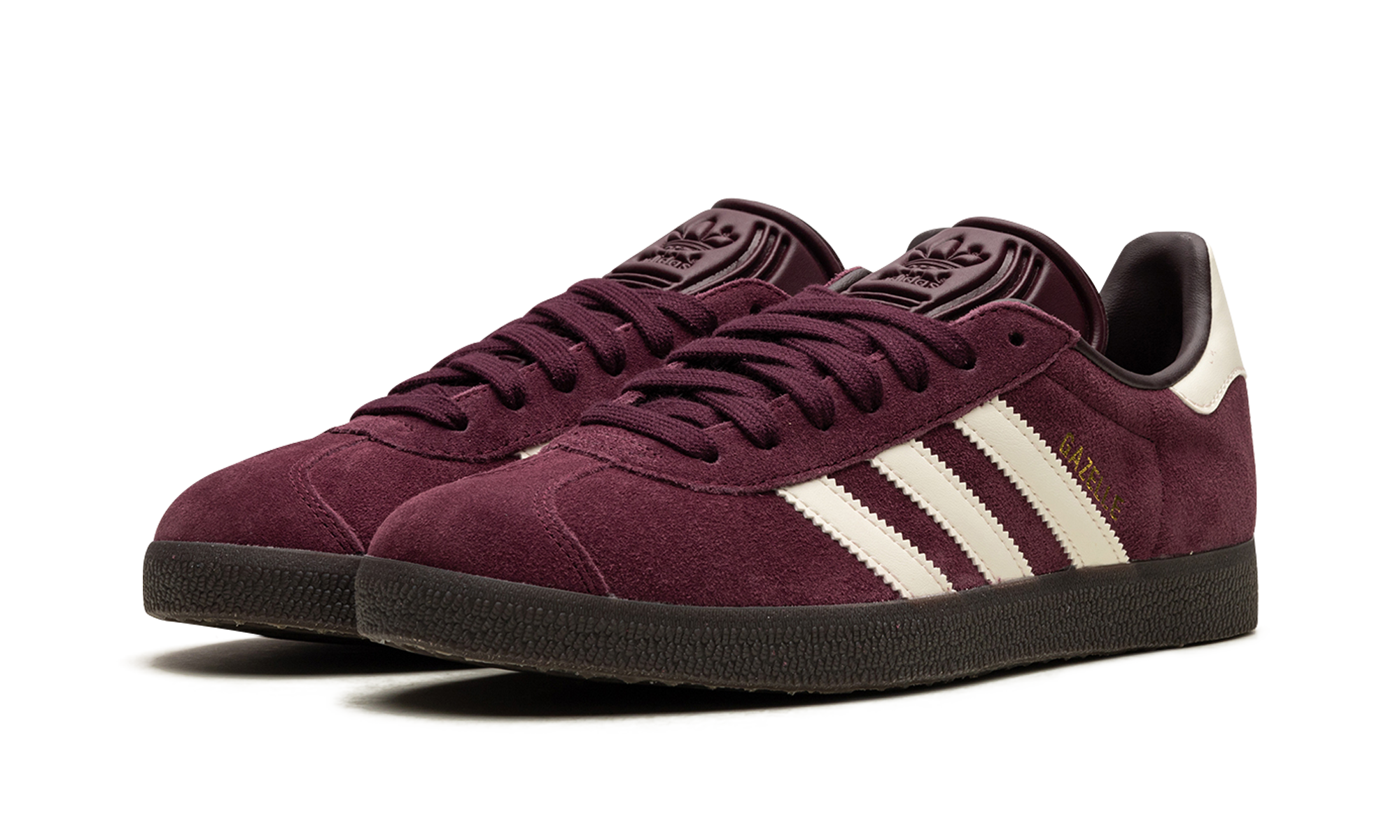 adidas gazelle maroon+IG4990+diagnol left view