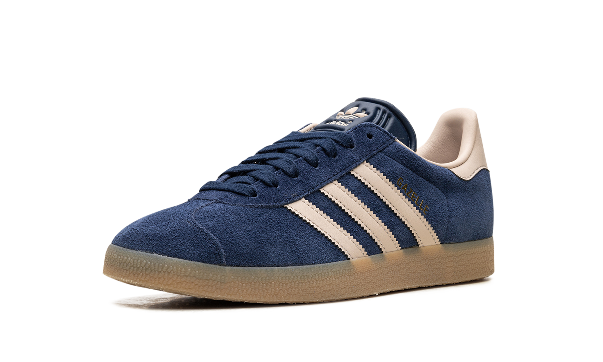 adidas gazelle night indigo wonder taupe+IG6201+left diagnol single view