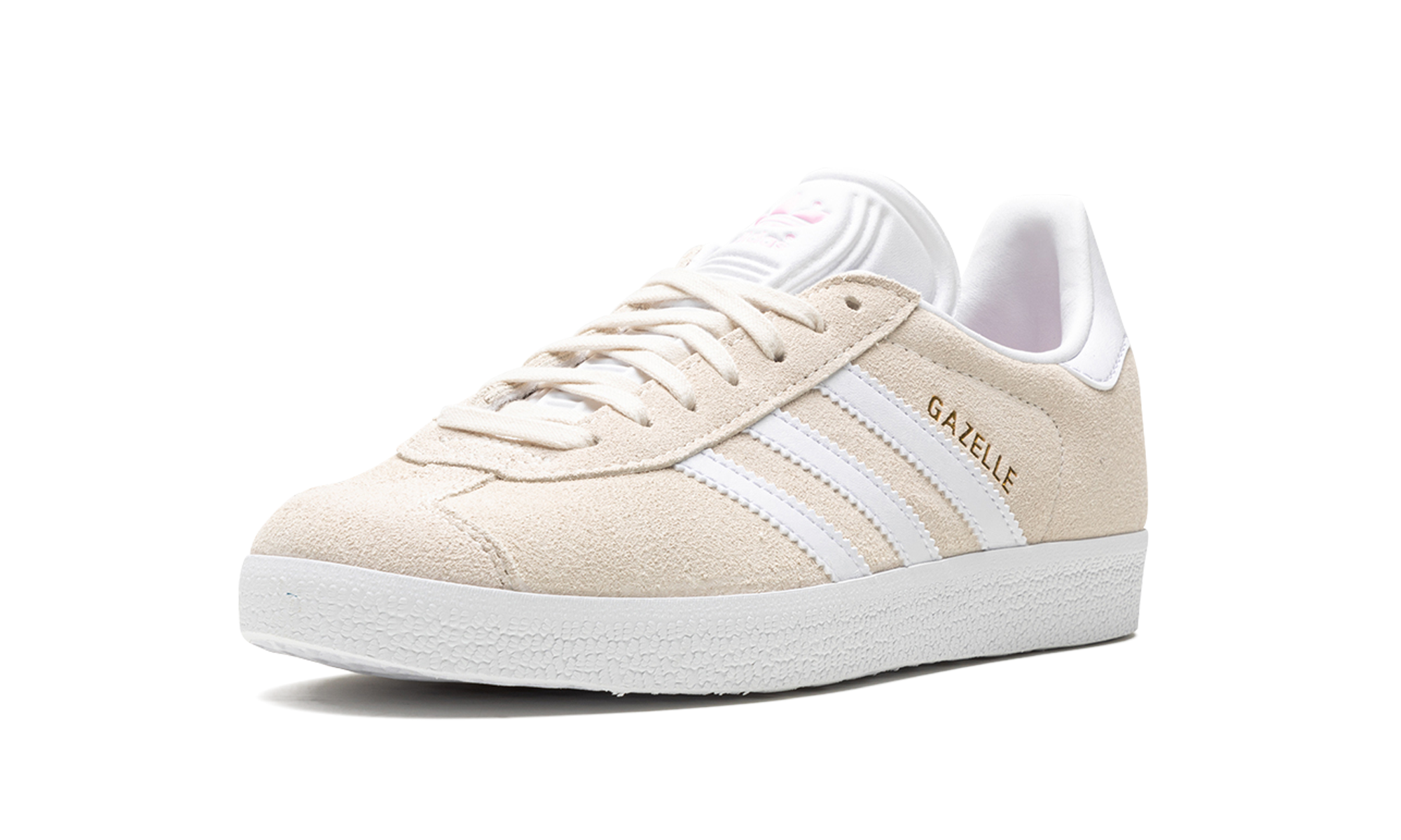 adidas gazelle off white cloud white women s+GZ1962+left diagnol single view