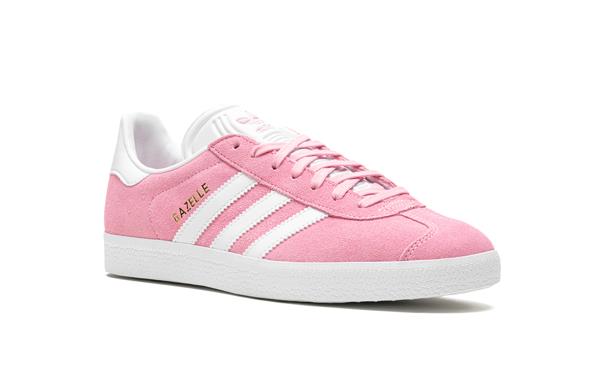 adidas gazelle pink glow cloud white women s+HQ4412+diagnol right view