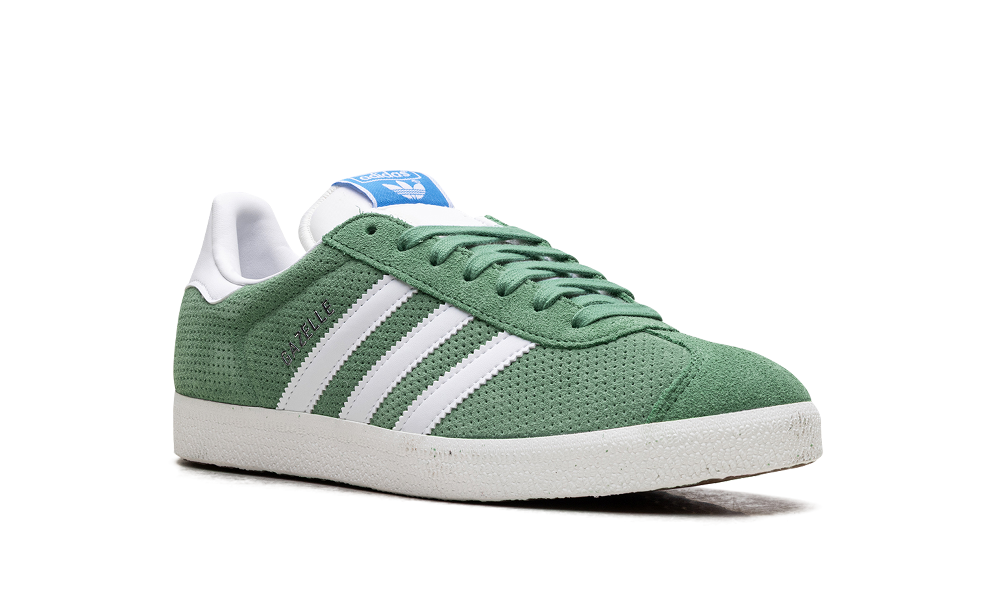 adidas gazelle preloved green core white+IG1634+diagnol right view