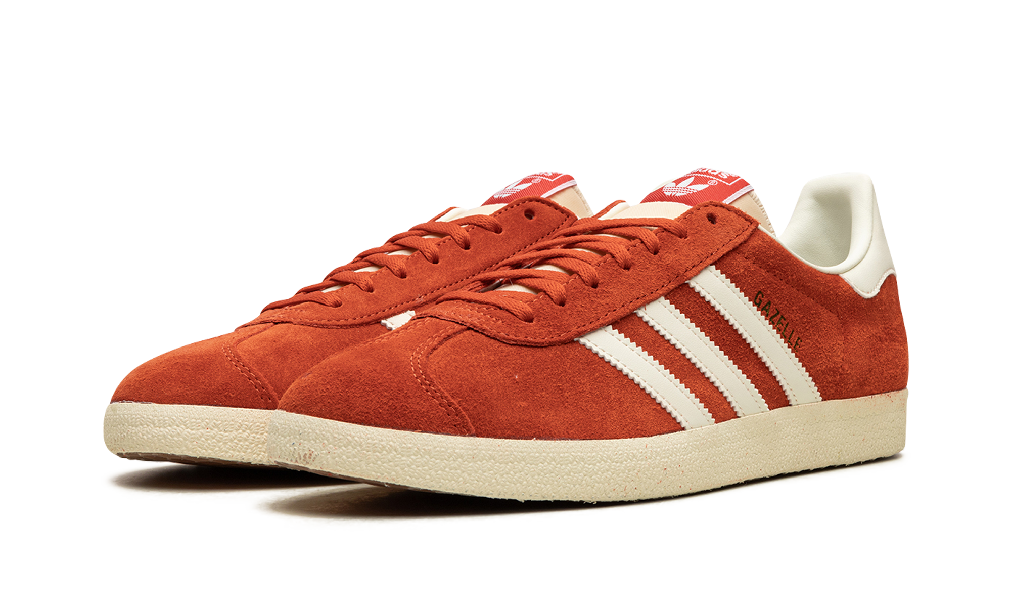 adidas gazelle preloved red off white cream white+GY7339+diagnol left view