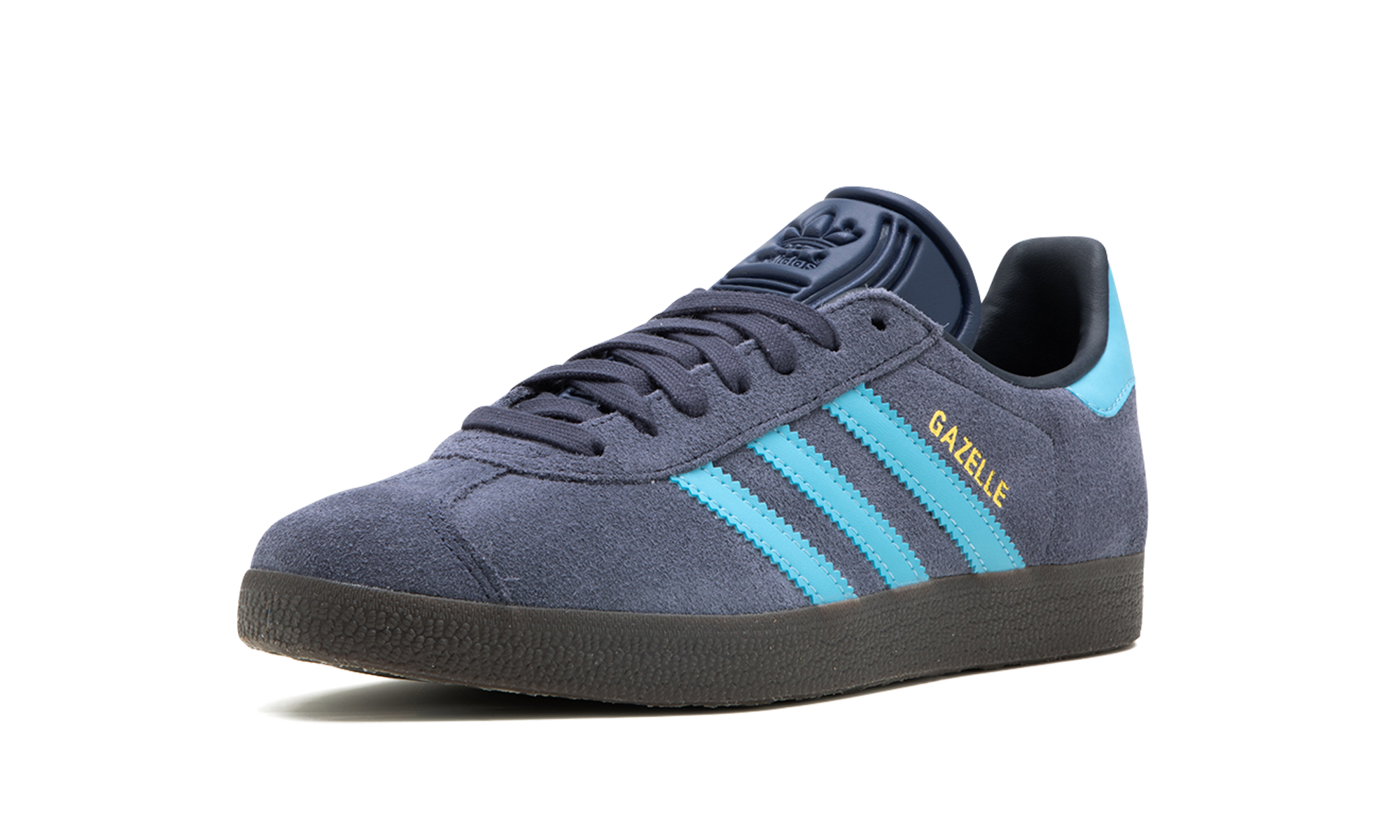 adidas gazelle shadow navy gum+IG4988+left diagnol single view
