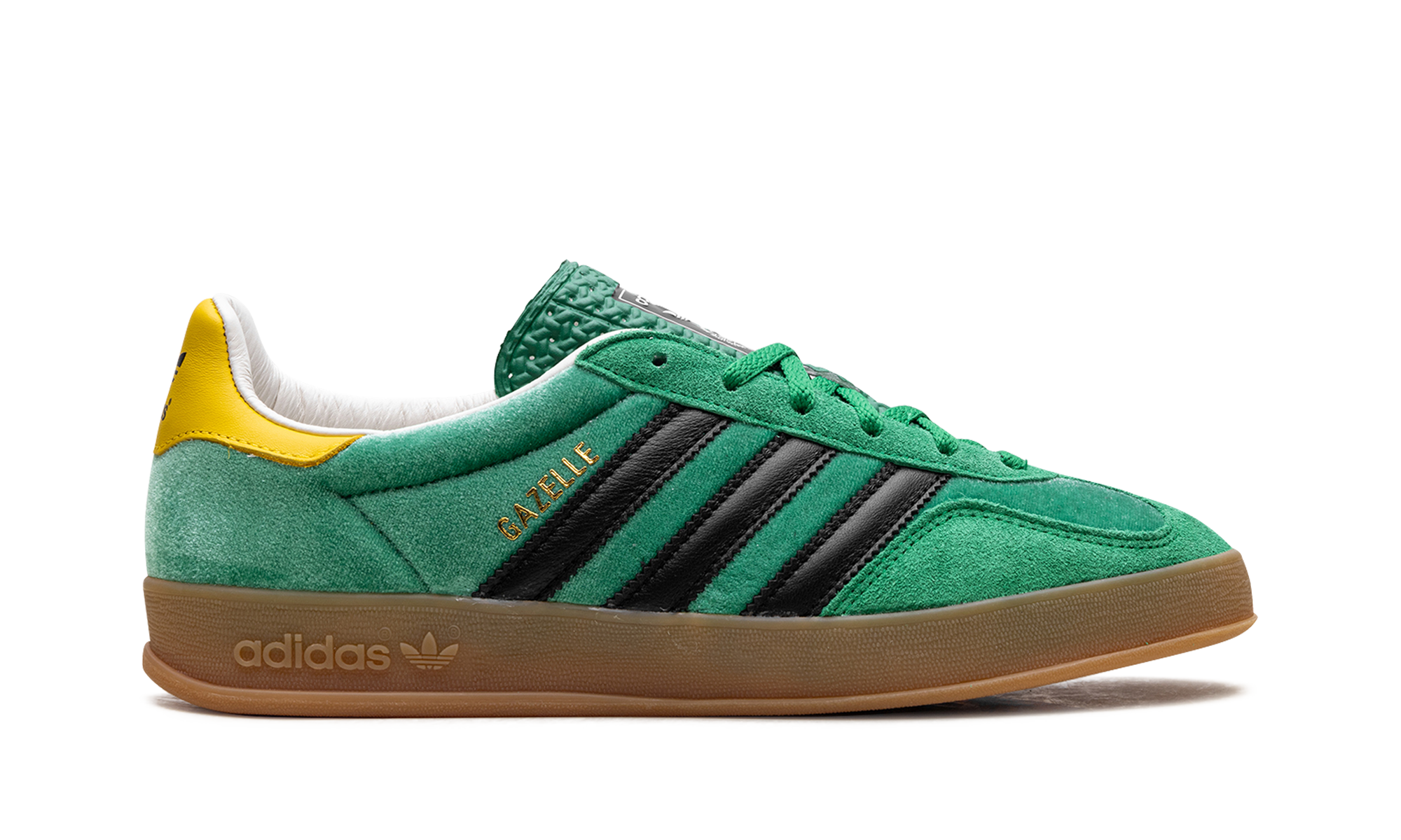 adidas gazelle size exclusive green yellow+IH3310+right view