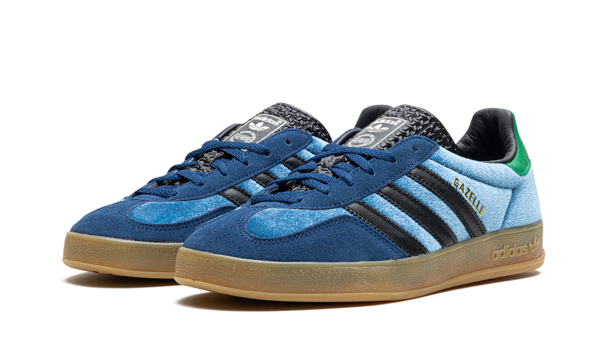 adidas gazelle size exclusive navy blue+IH3309+diagnol left view