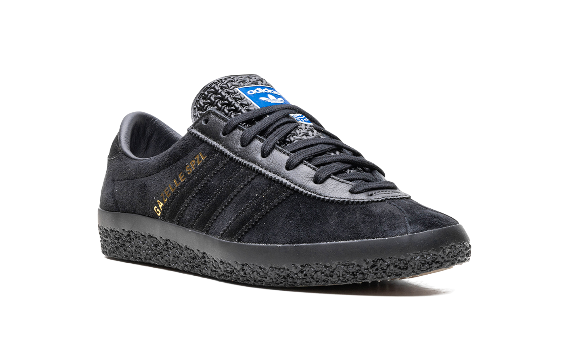 adidas gazelle spzl black+IG8939+diagnol right view