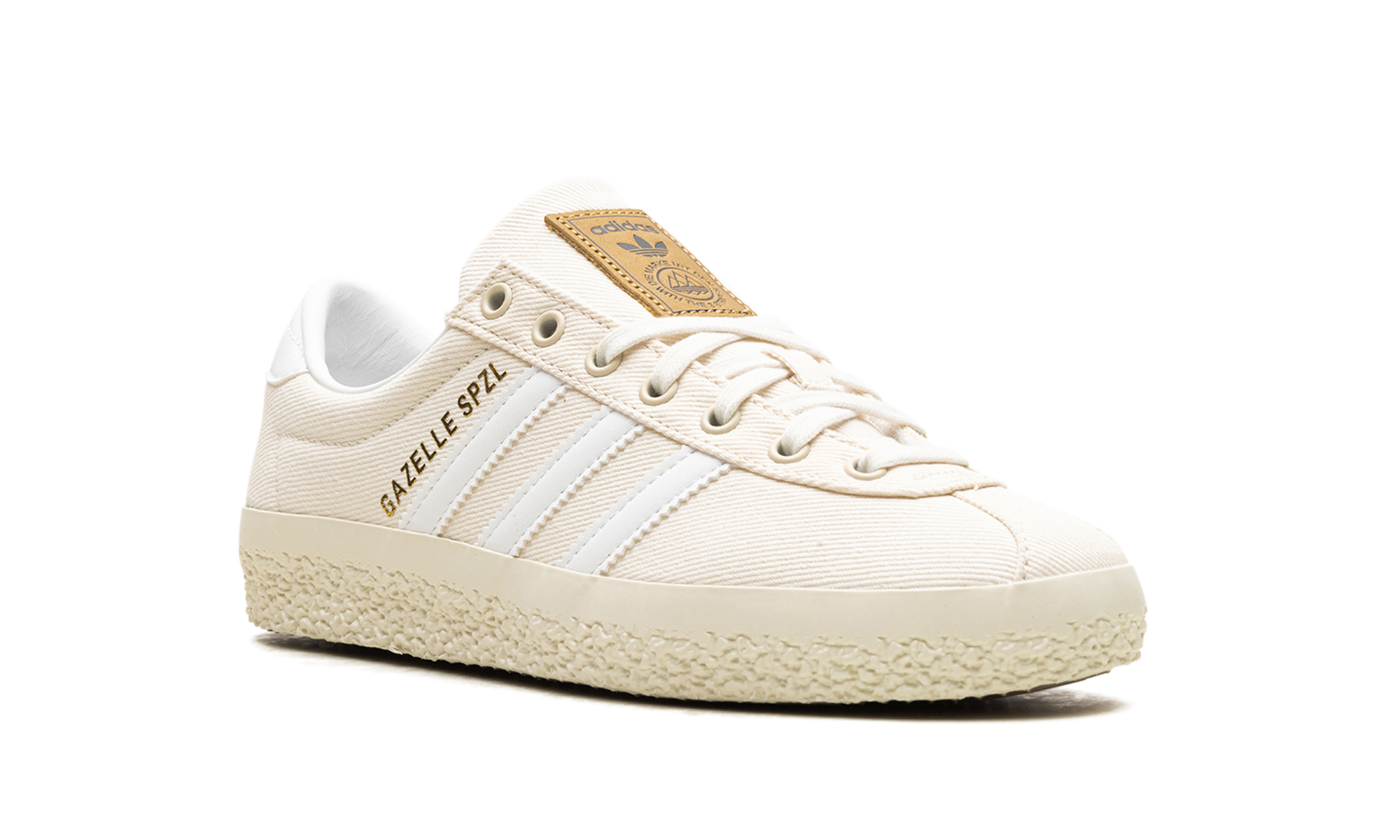 adidas gazelle spzl chalk white+IG8940+diagnol right view
