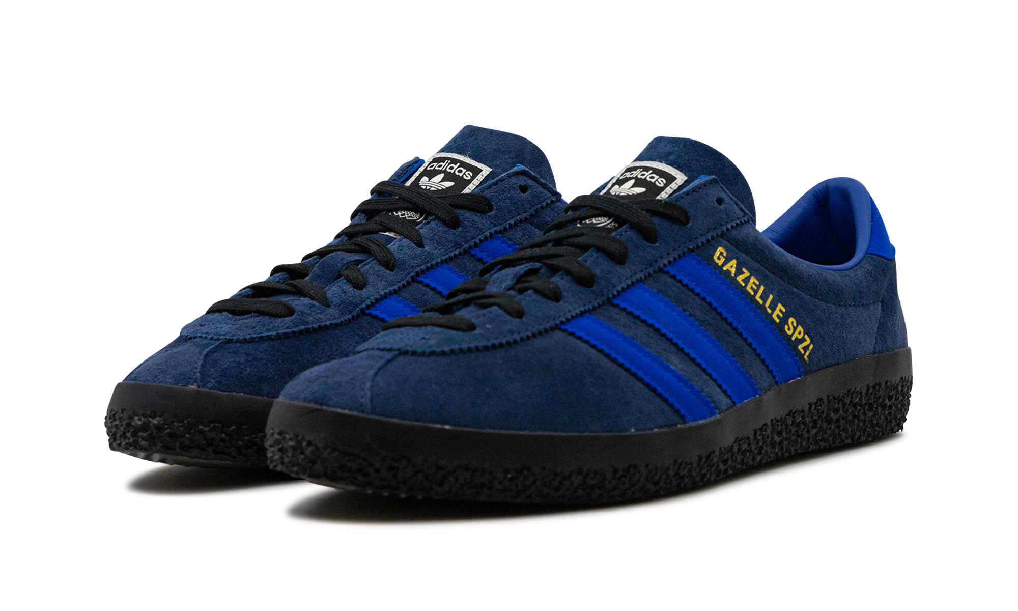 adidas gazelle spzl night indigo+IF8424+diagnol left view