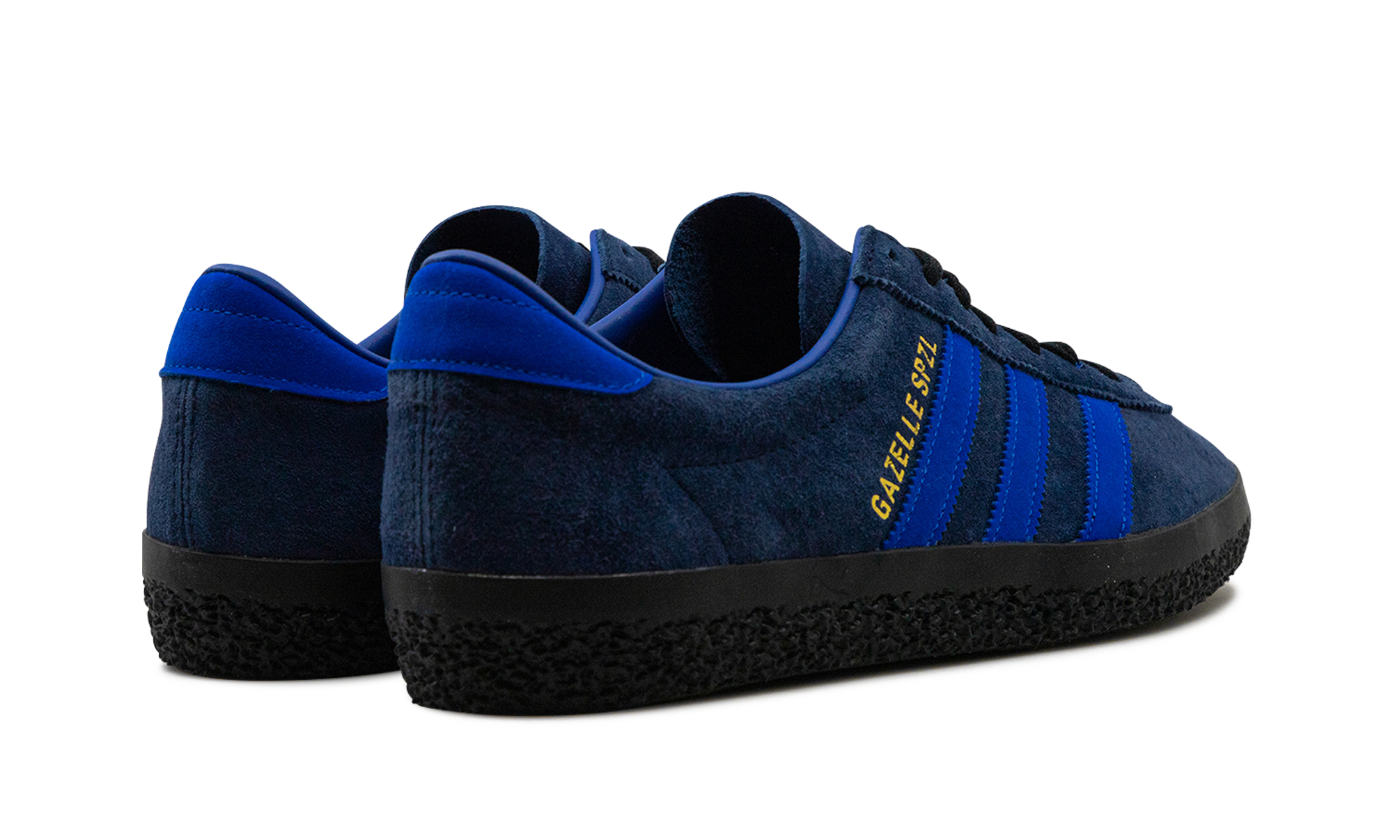adidas gazelle spzl night indigo+IF8424+diagnol right behind view