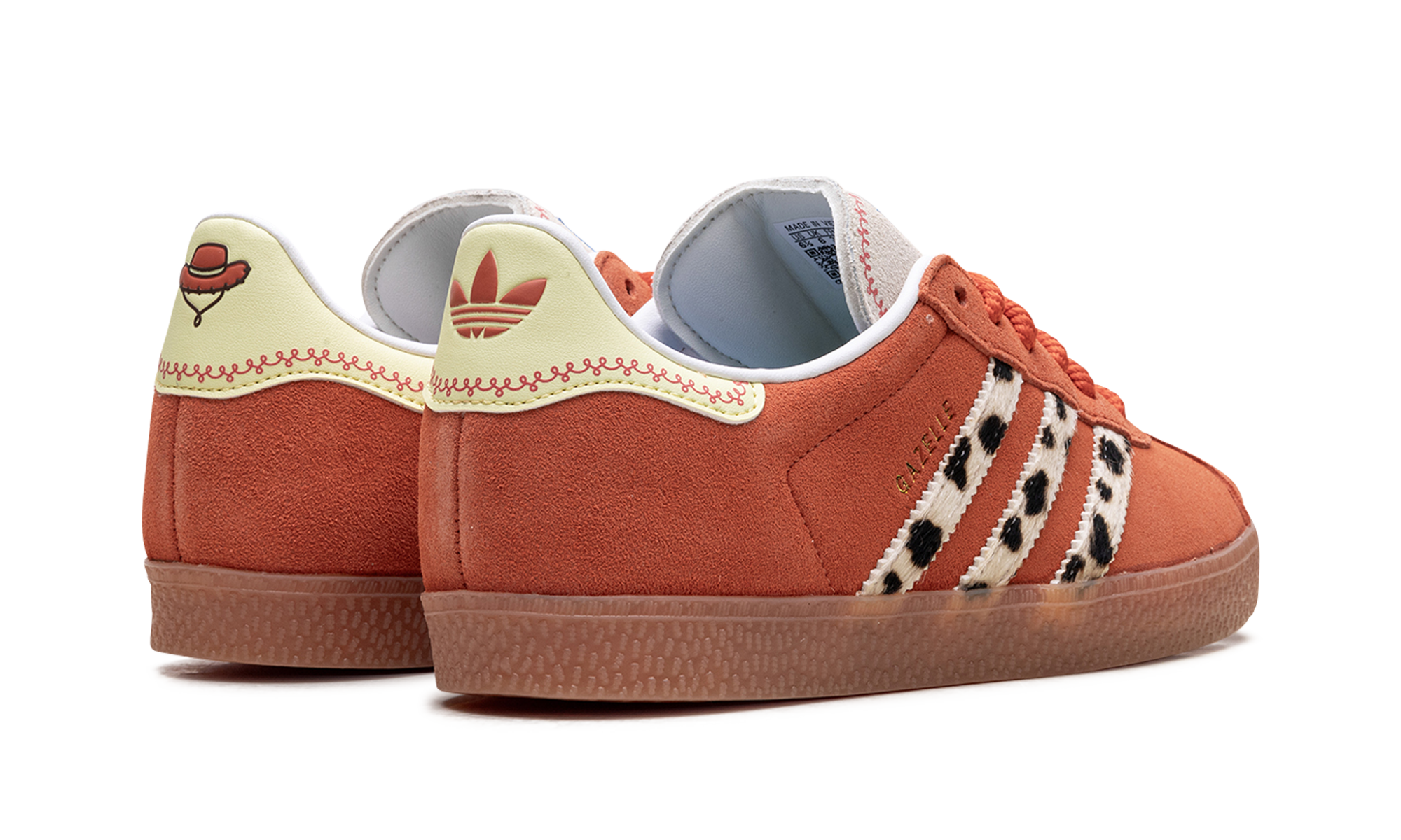 adidas gazelle toy story jessie gs+JI0073+diagnol right behind view