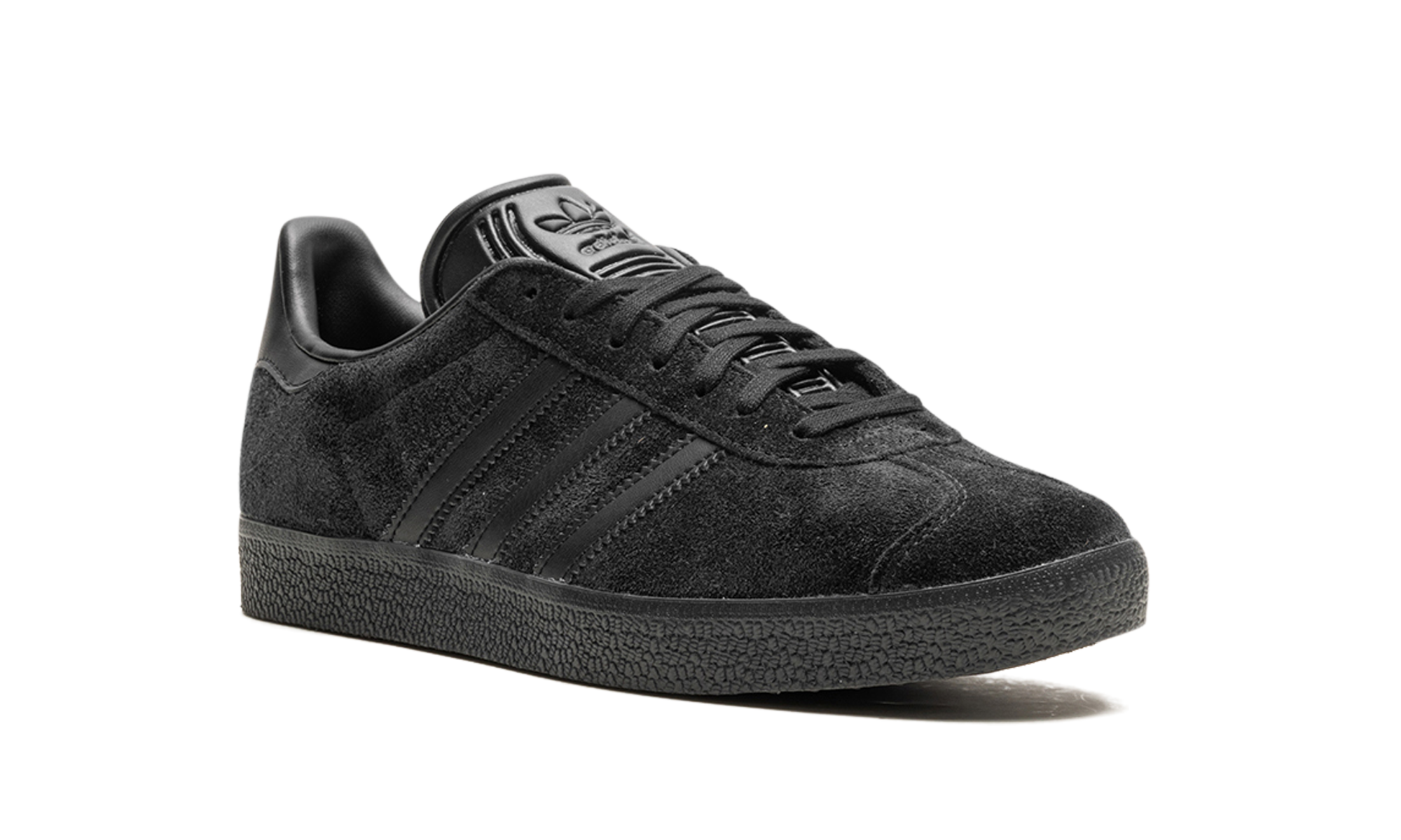 adidas gazelle triple black+CQ2809+diagnol right view