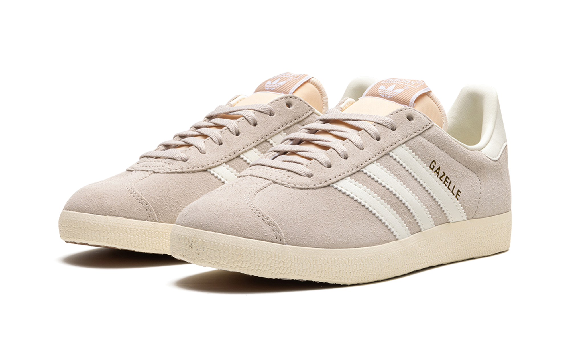 adidas gazelle wonder beige off white+IG5796+diagnol left view