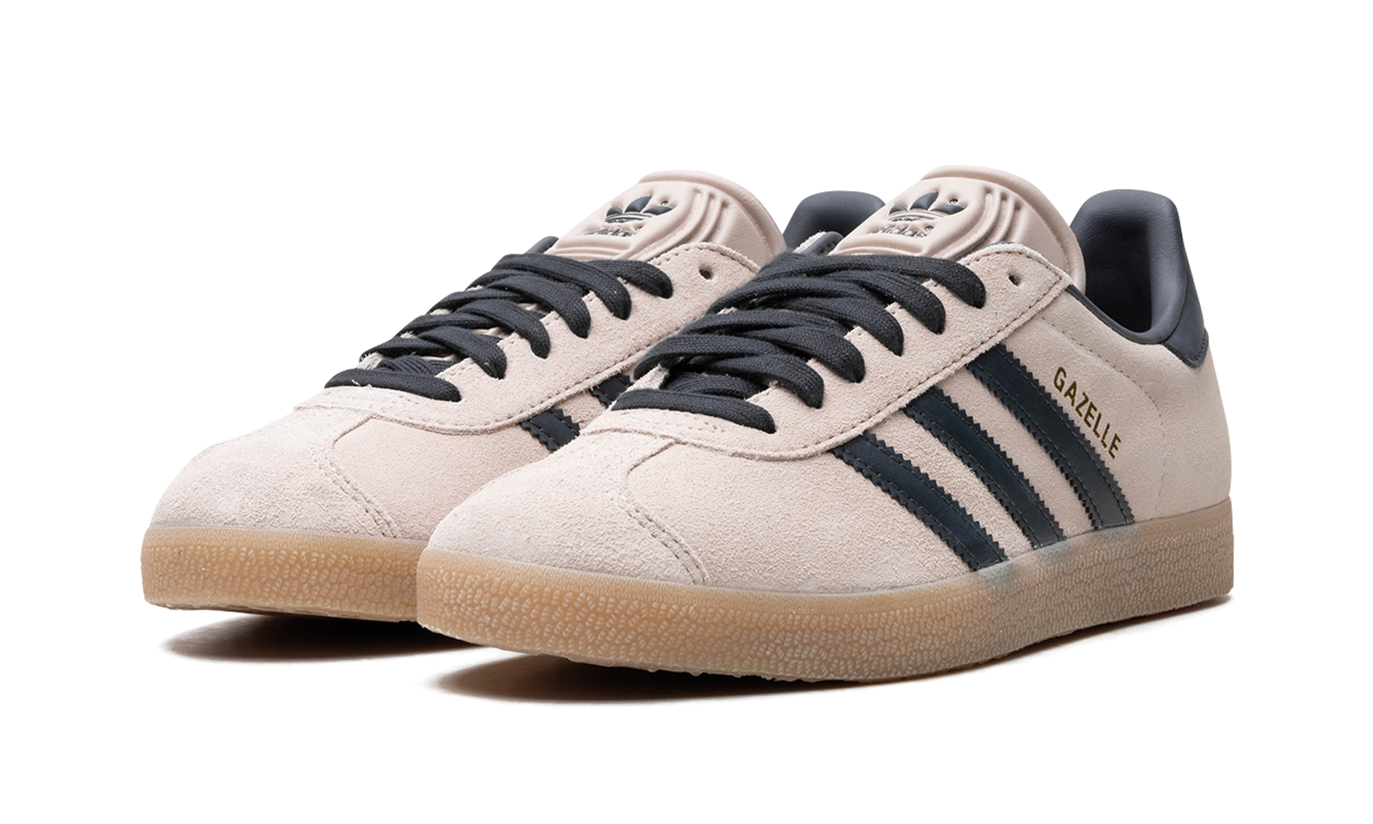 adidas gazelle wonder taupe night indigo+IG6199+diagnol left view