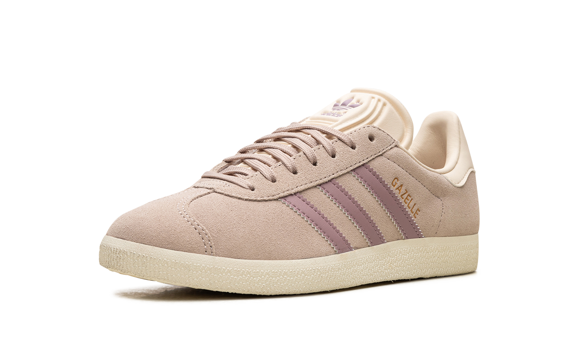 adidas gazelle wonder taupe orchid women s+IE3899+left diagnol single view
