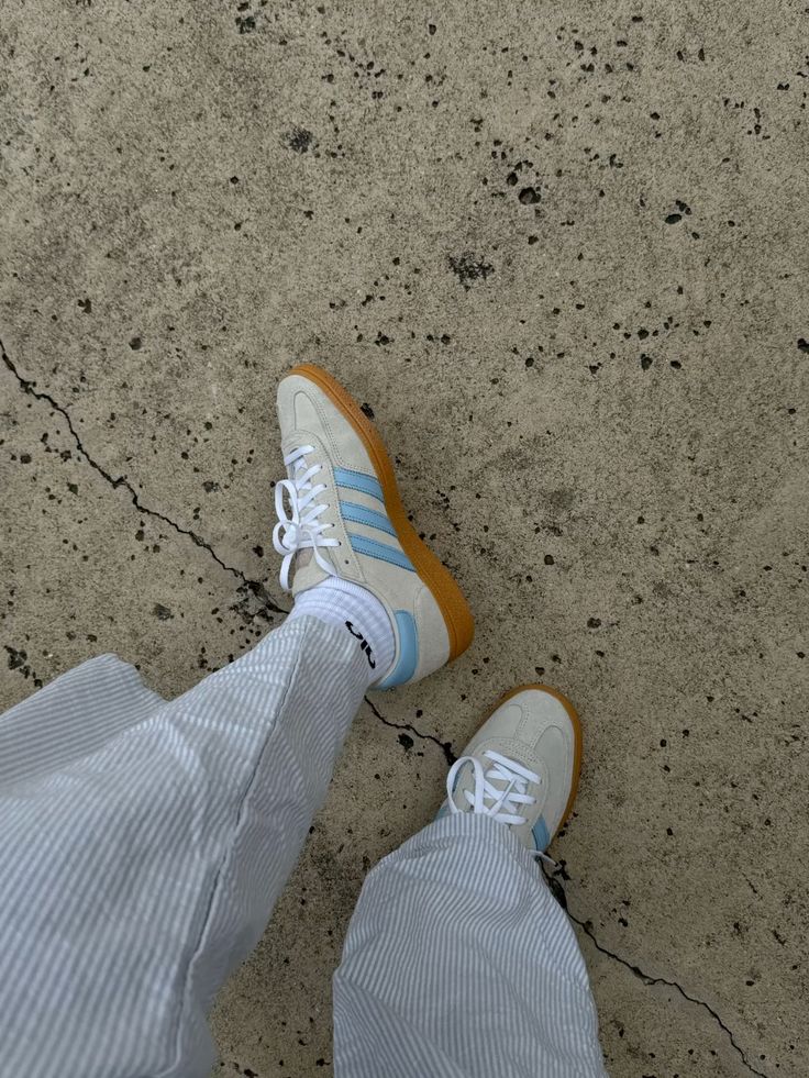 adidas Handball Spezial Alumina Clear Sky (Women's), Lifestyle View 6, SKU JS0241