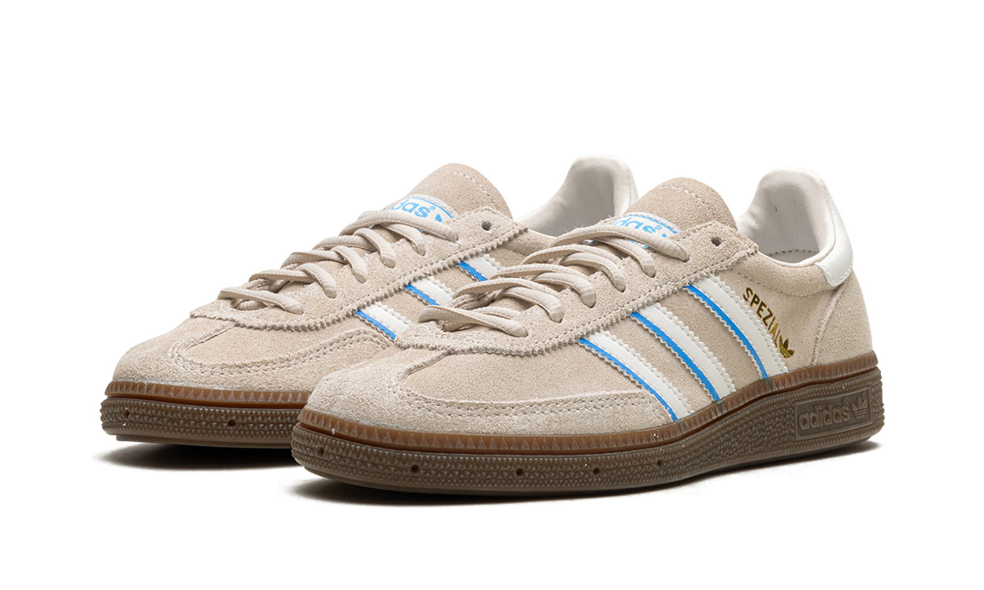 adidas handball spezial aluminum bright blue+IH9962+diagnol left view