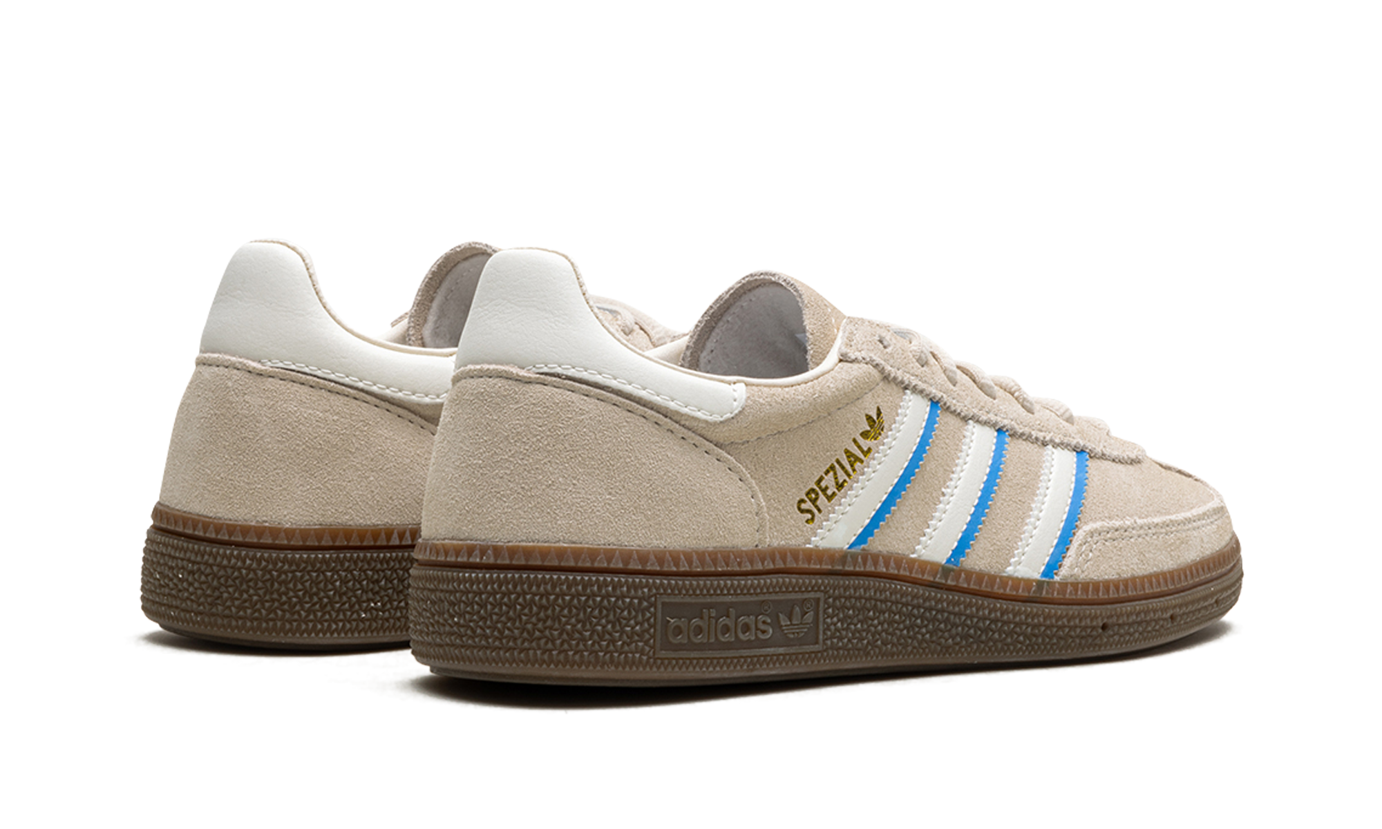 adidas handball spezial aluminum bright blue+IH9962+diagnol right behind view