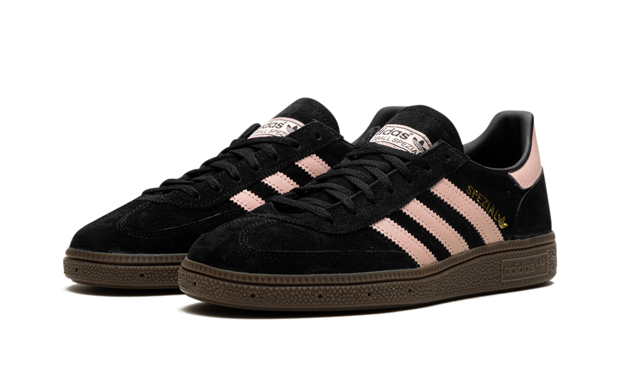 adidas handball spezial black icy pink women s+JI1036+diagnol left view