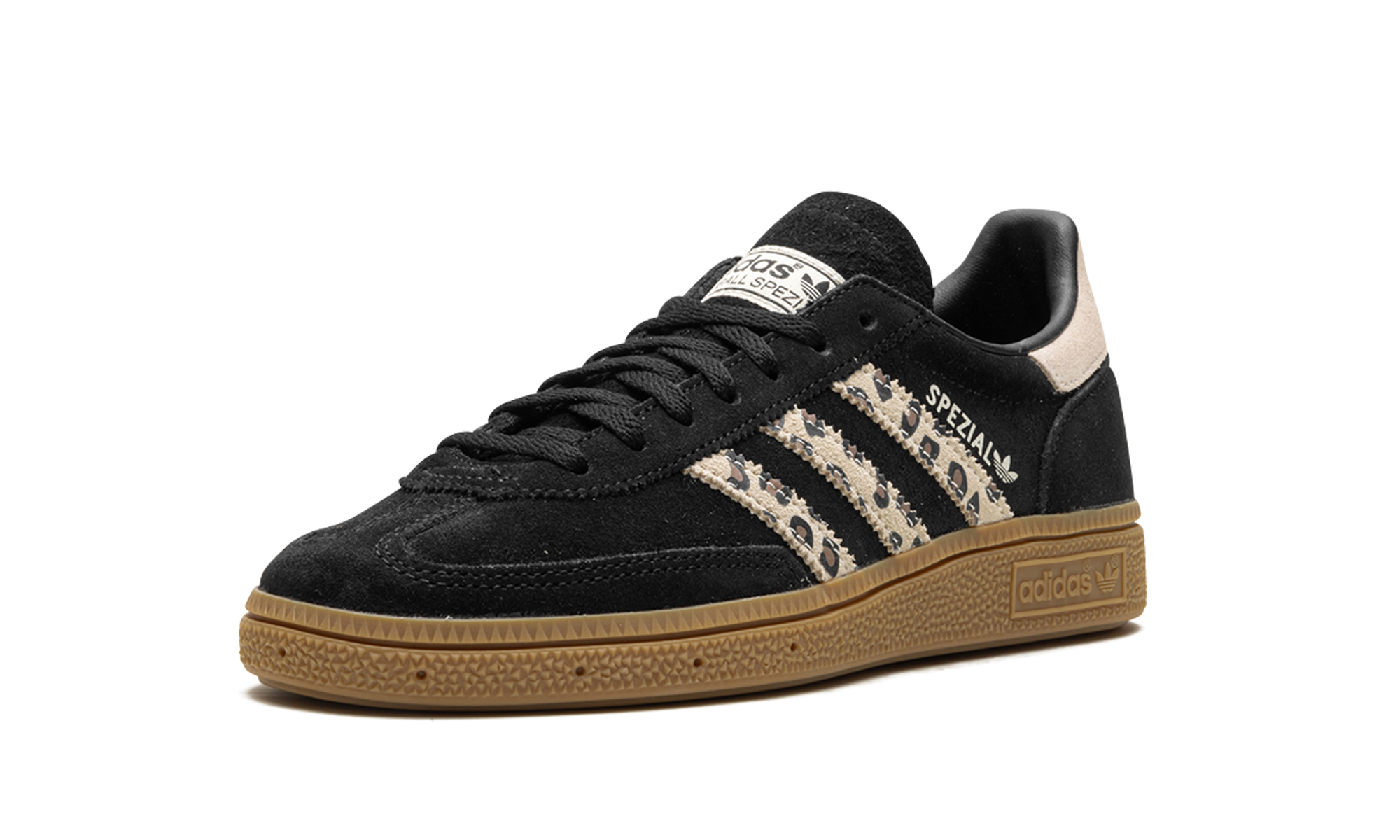 adidas handball spezial black wonder leopard women s+JH9092+left diagnol single view