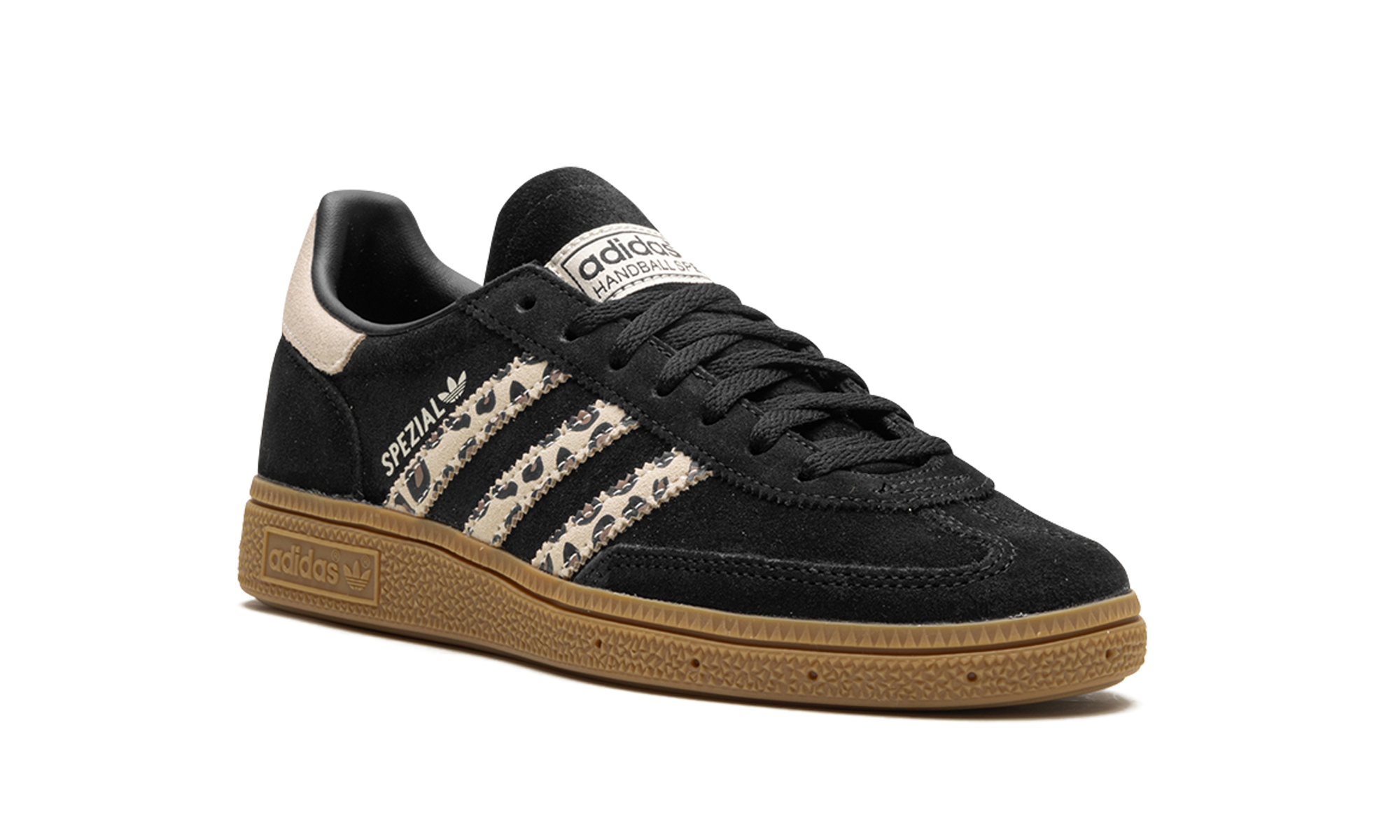 adidas handball spezial black wonder leopard women s+JH9092+diagnol right view