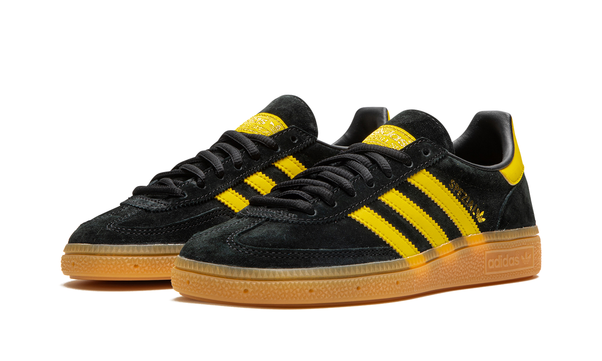 adidas handball spezial black yellow+FX5676+diagnol left view
