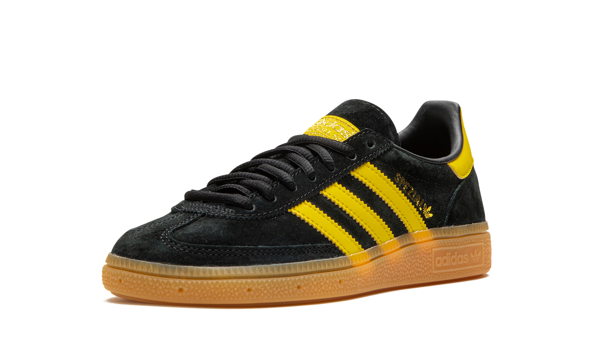 adidas handball spezial black yellow+FX5676+left diagnol single view
