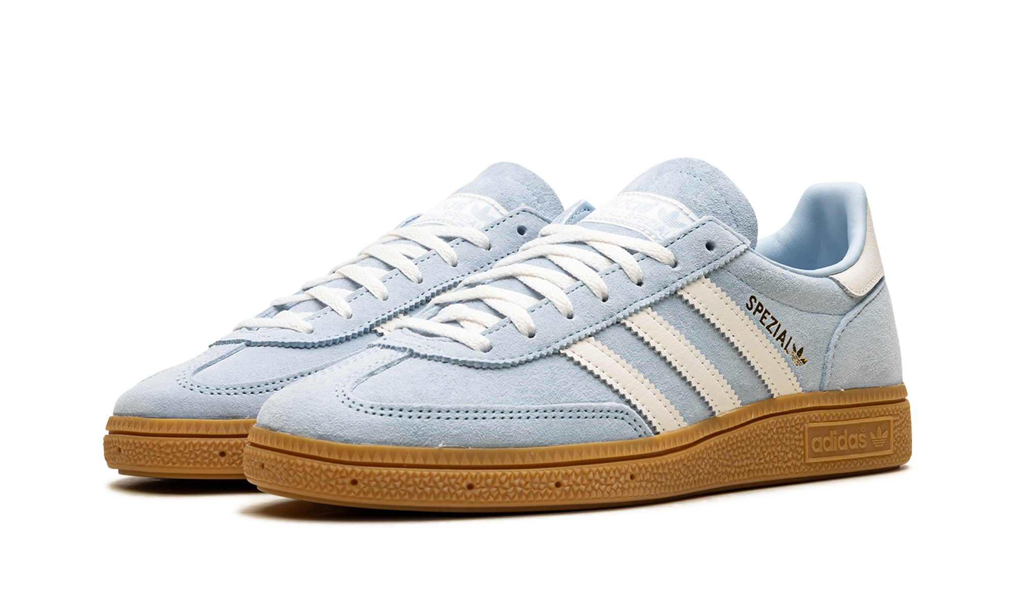 adidas handball spezial clear sky women s+JH8883+diagnol left view