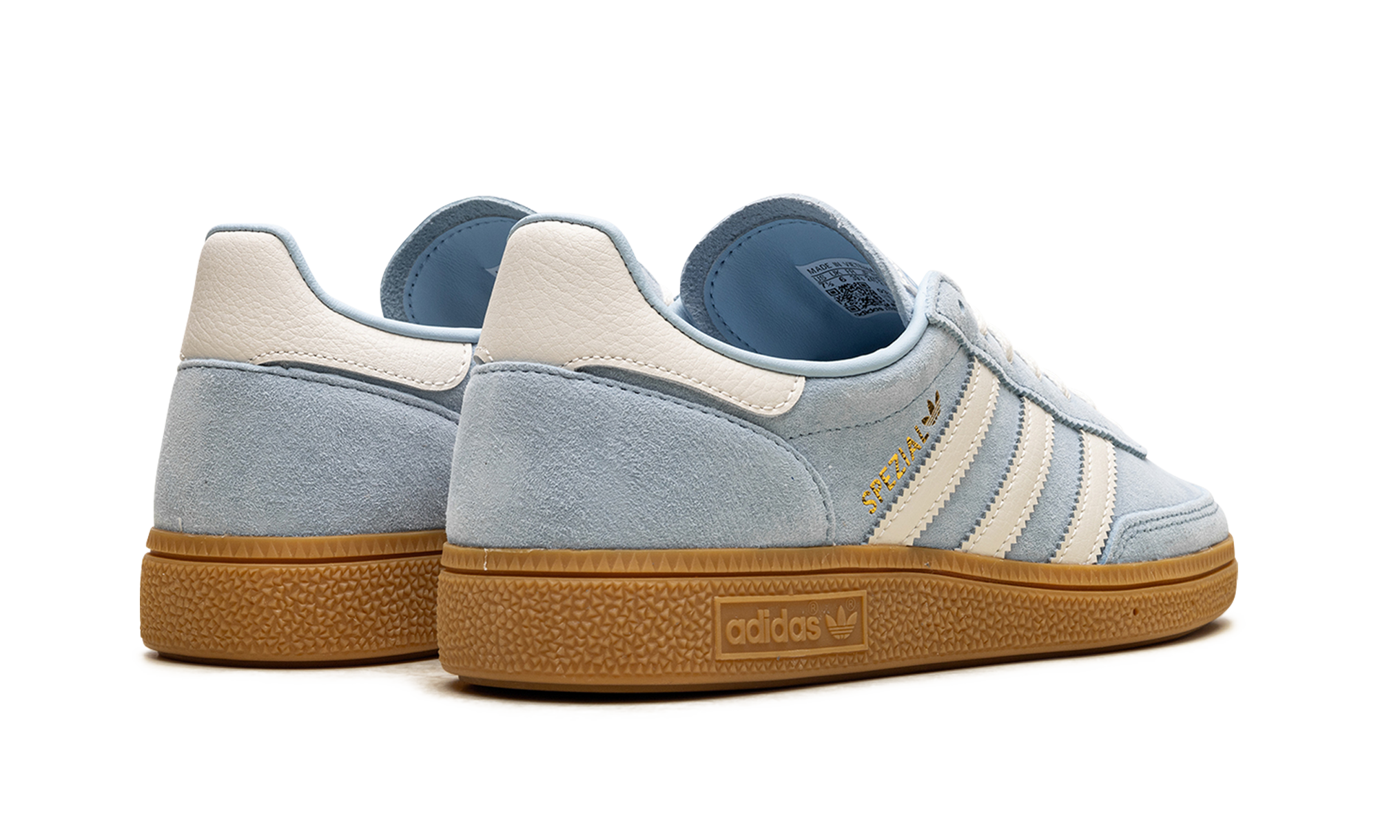 adidas handball spezial clear sky women s+JH8883+diagnol right behind view