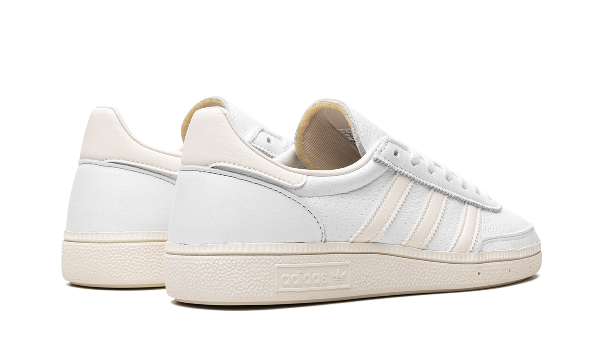 adidas handball spezial cloud white+IE9837+diagnol right behind view