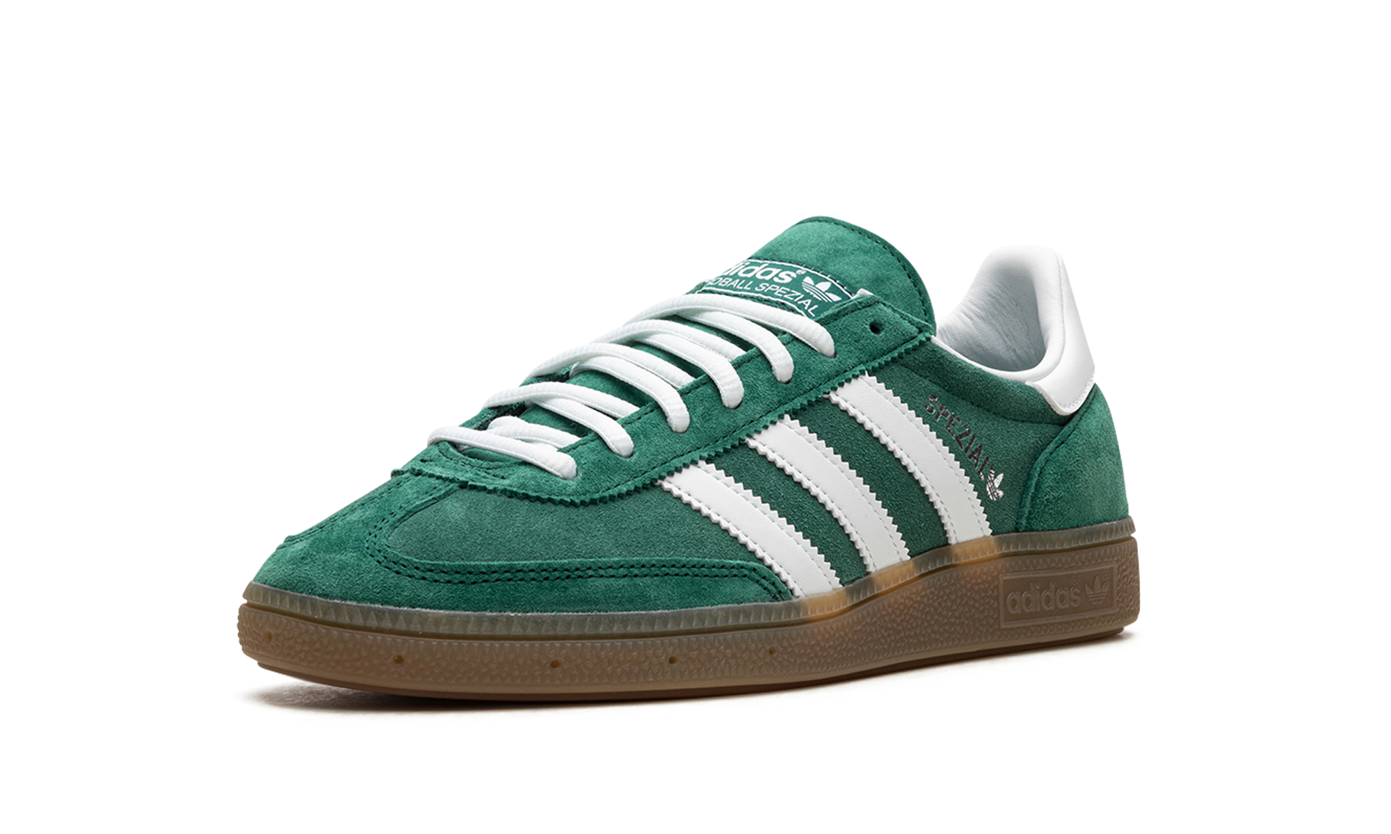 adidas handball spezial collegiate green gum+IF8913+left diagnol single view